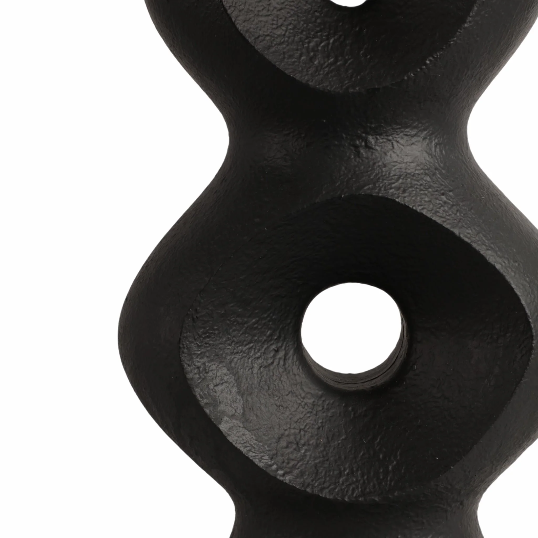 28" Open Cut-out 8 Table Lamp, Black/tan - Image 5