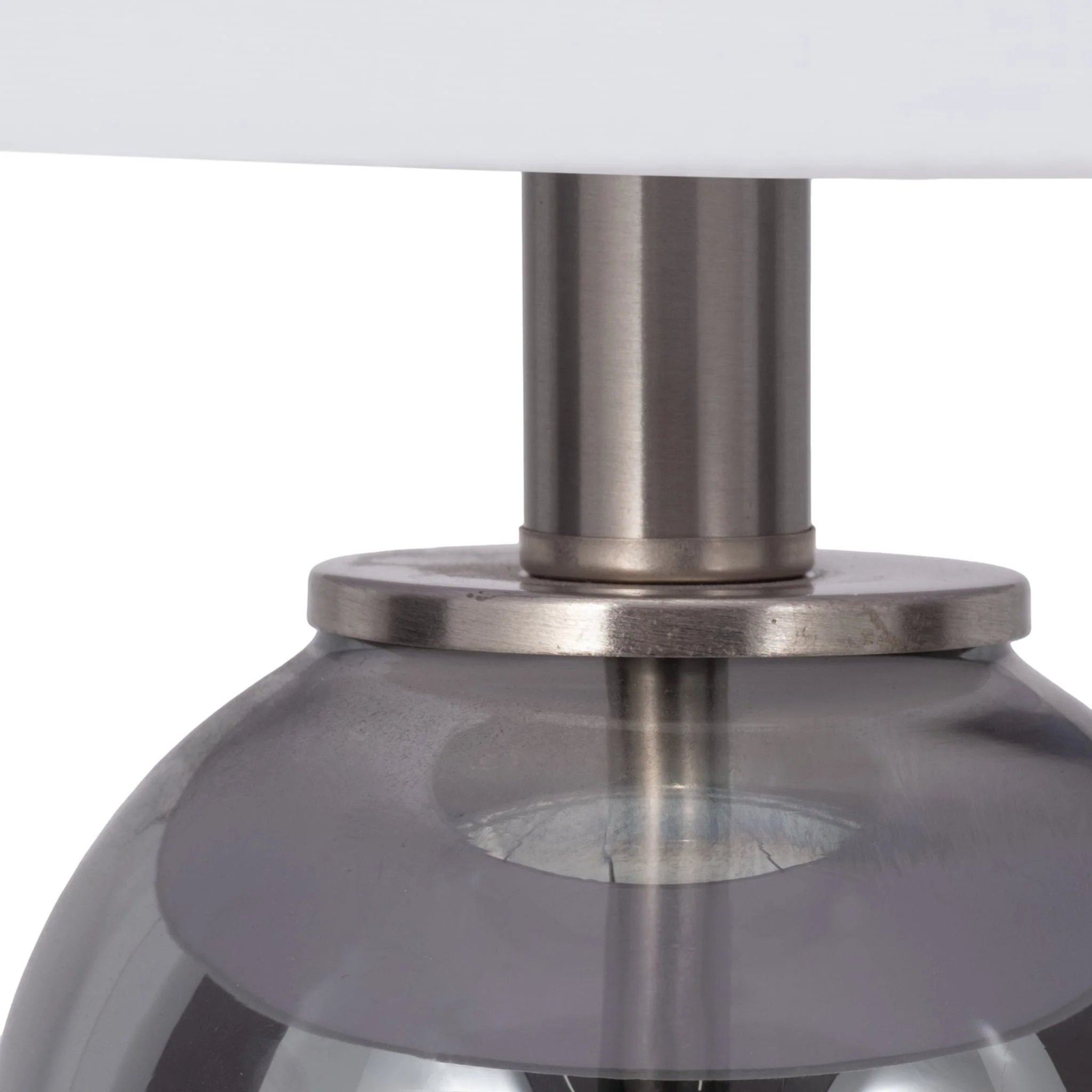29" Stacked Glass Ball Table Lamp Crystal Base, Sm - Image 4