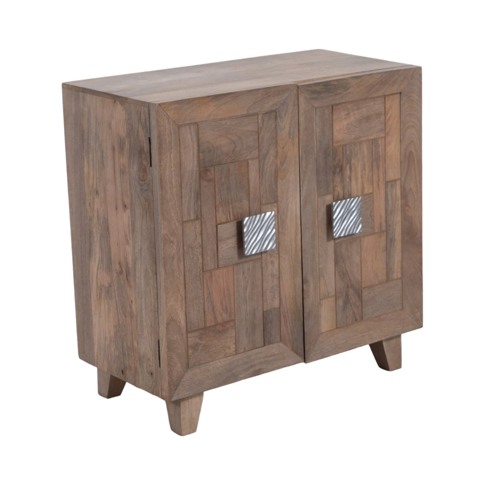 30" 2 Door Coffer Front Cabinet, Light Wash,k/d - Image 3