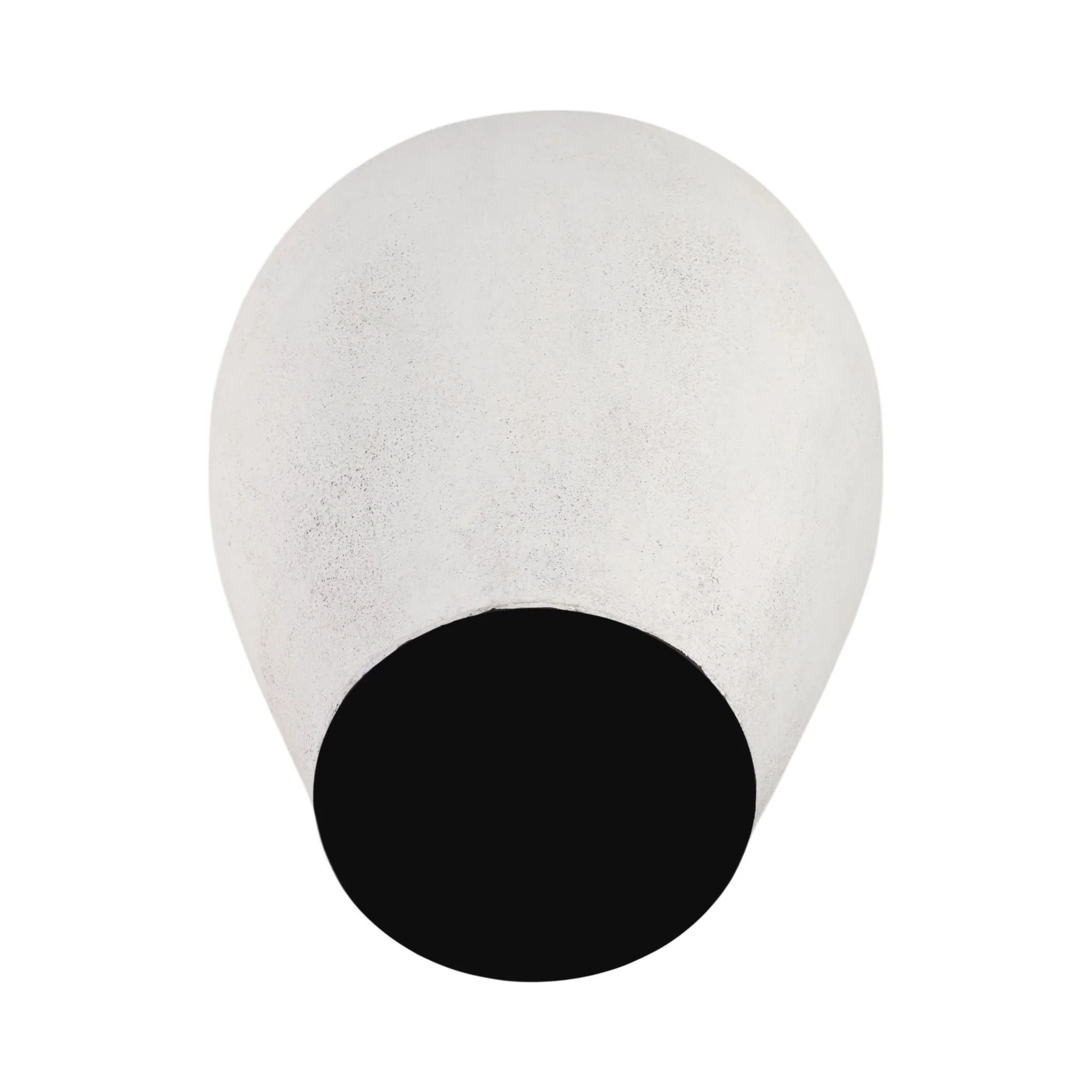 30" Terracotta Floor Vase, Ivory - Image 7