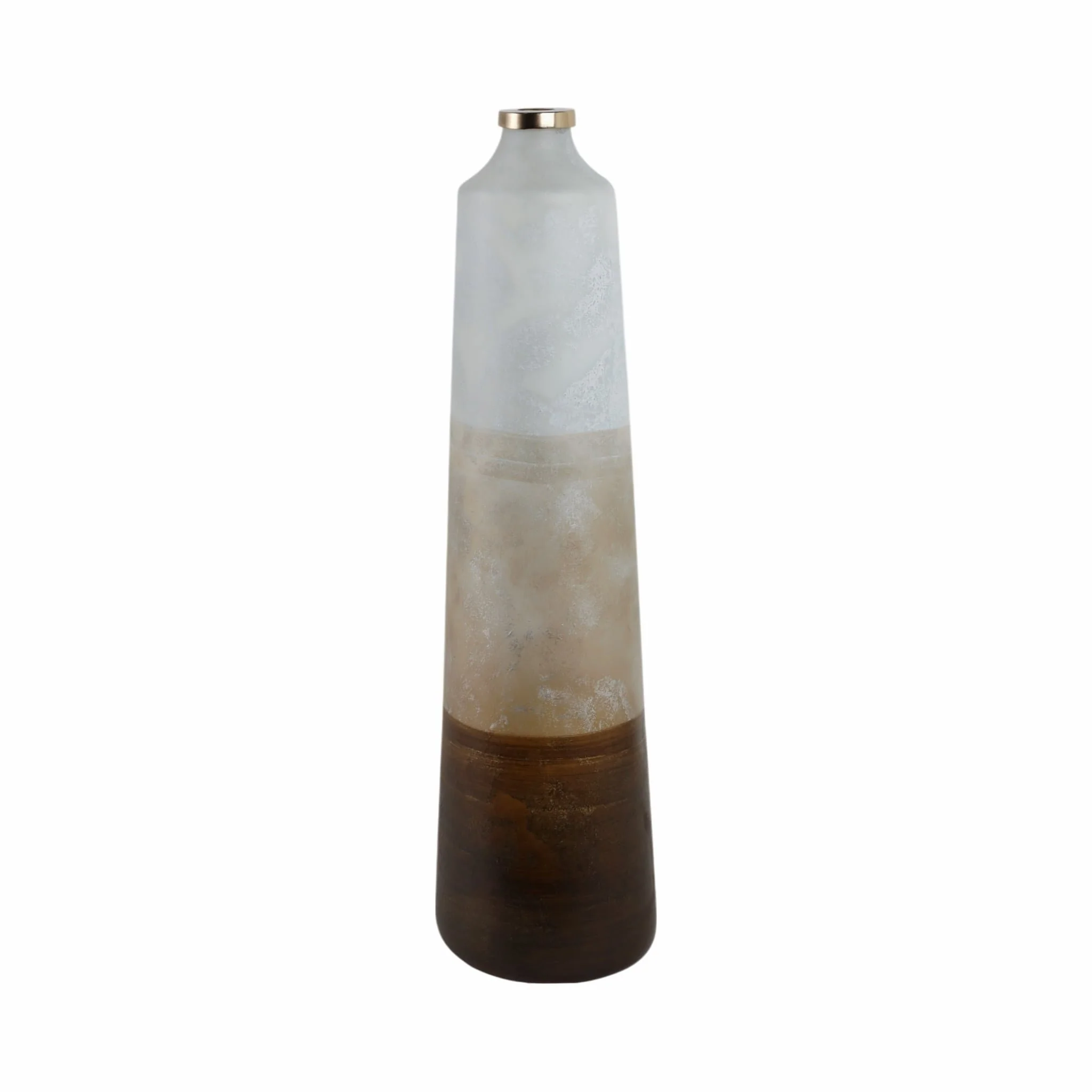 31" Gold Ombre Floor Vase, White/gold - Image 4