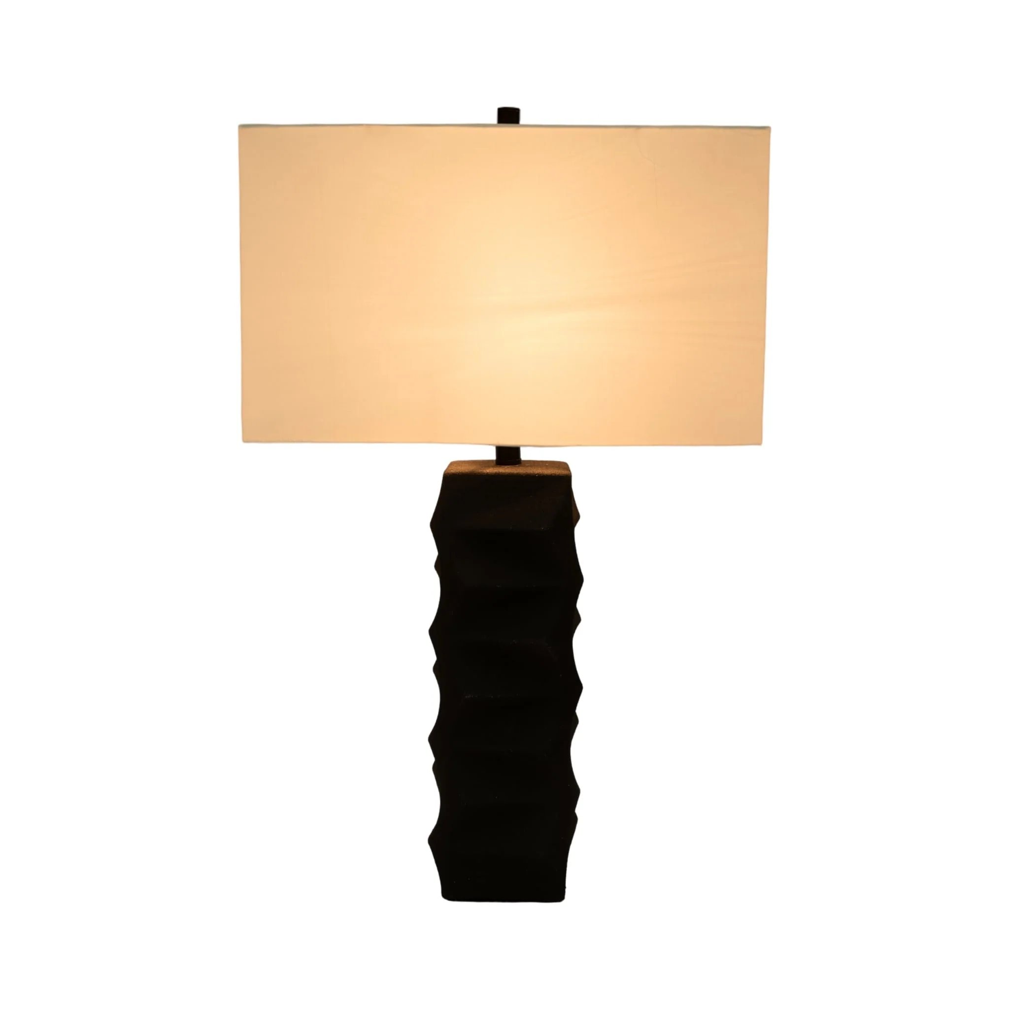 31" Tall Contemporary Table Lamp, Black - Image 2