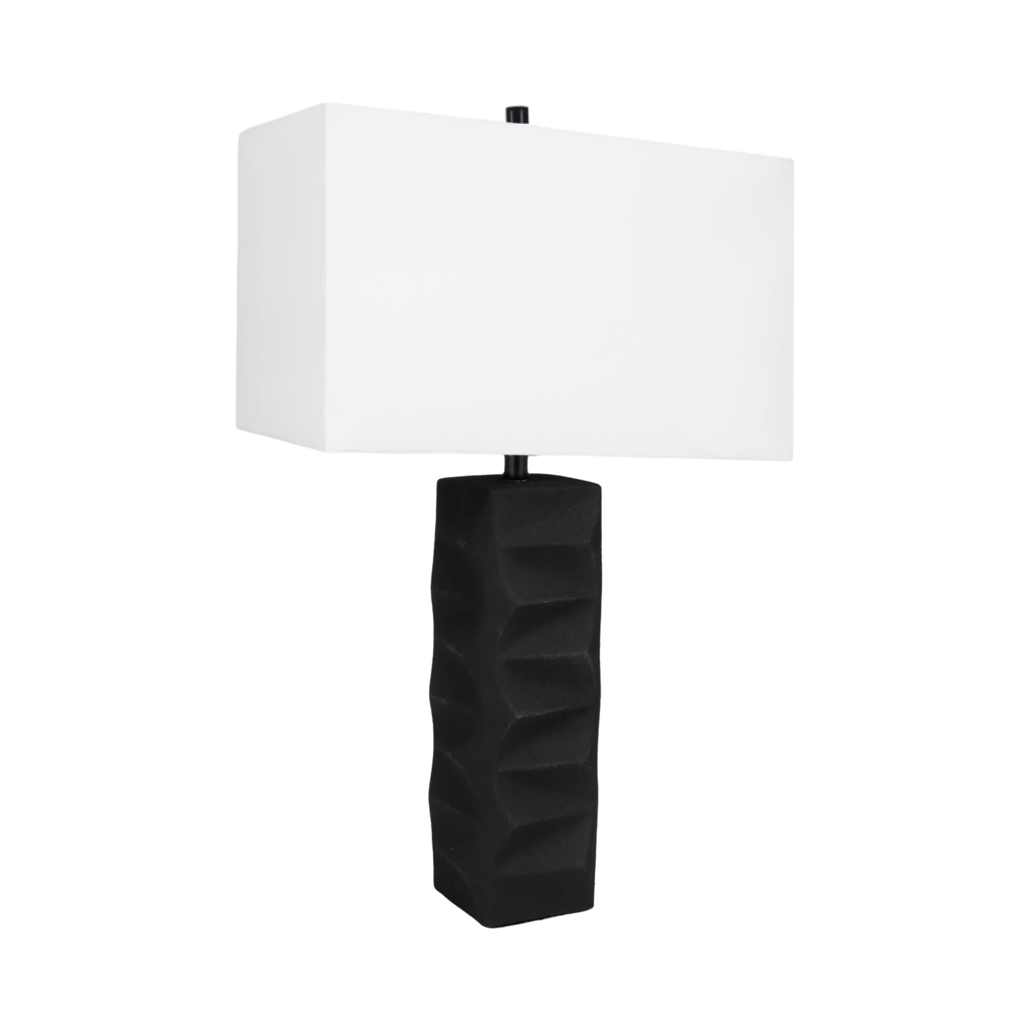 31" Tall Contemporary Table Lamp, Black - Image 3