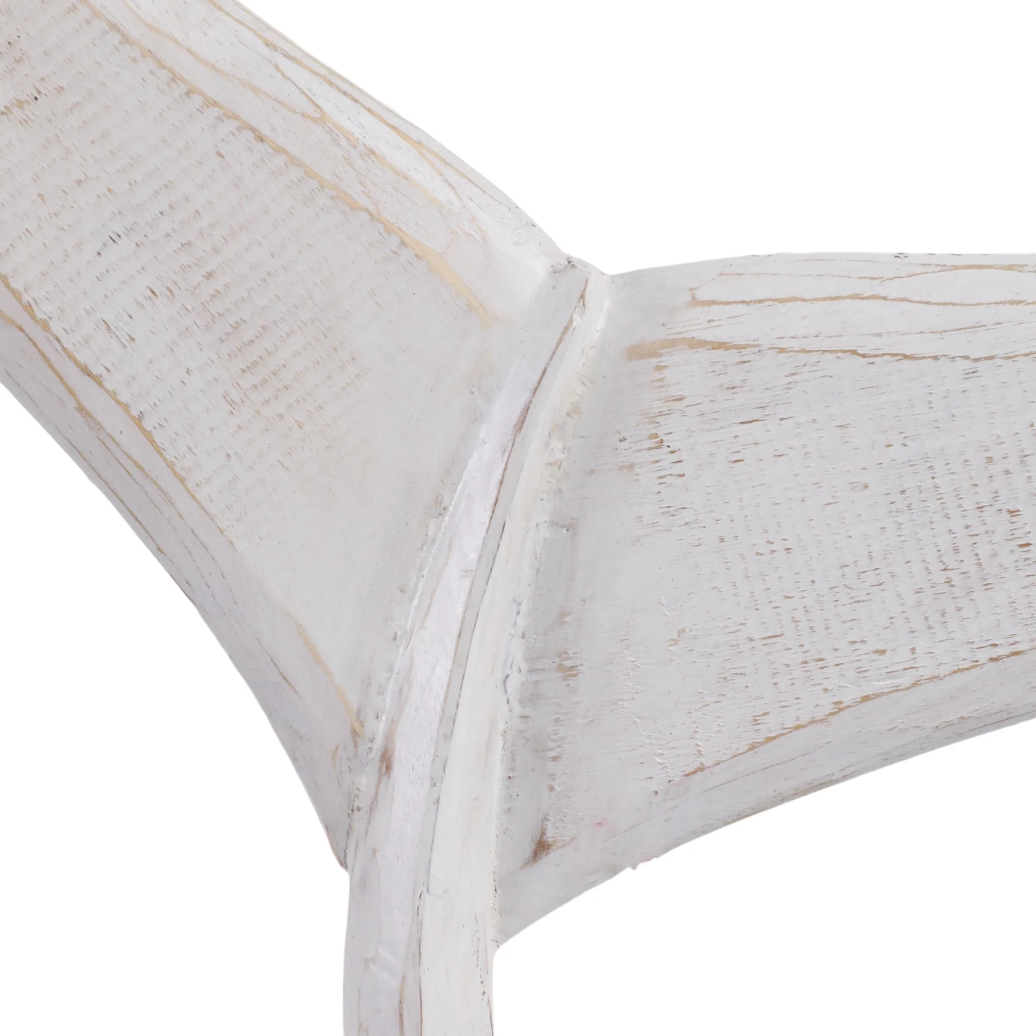 32" Wood Whale Tail Decor, Wht - Image 5