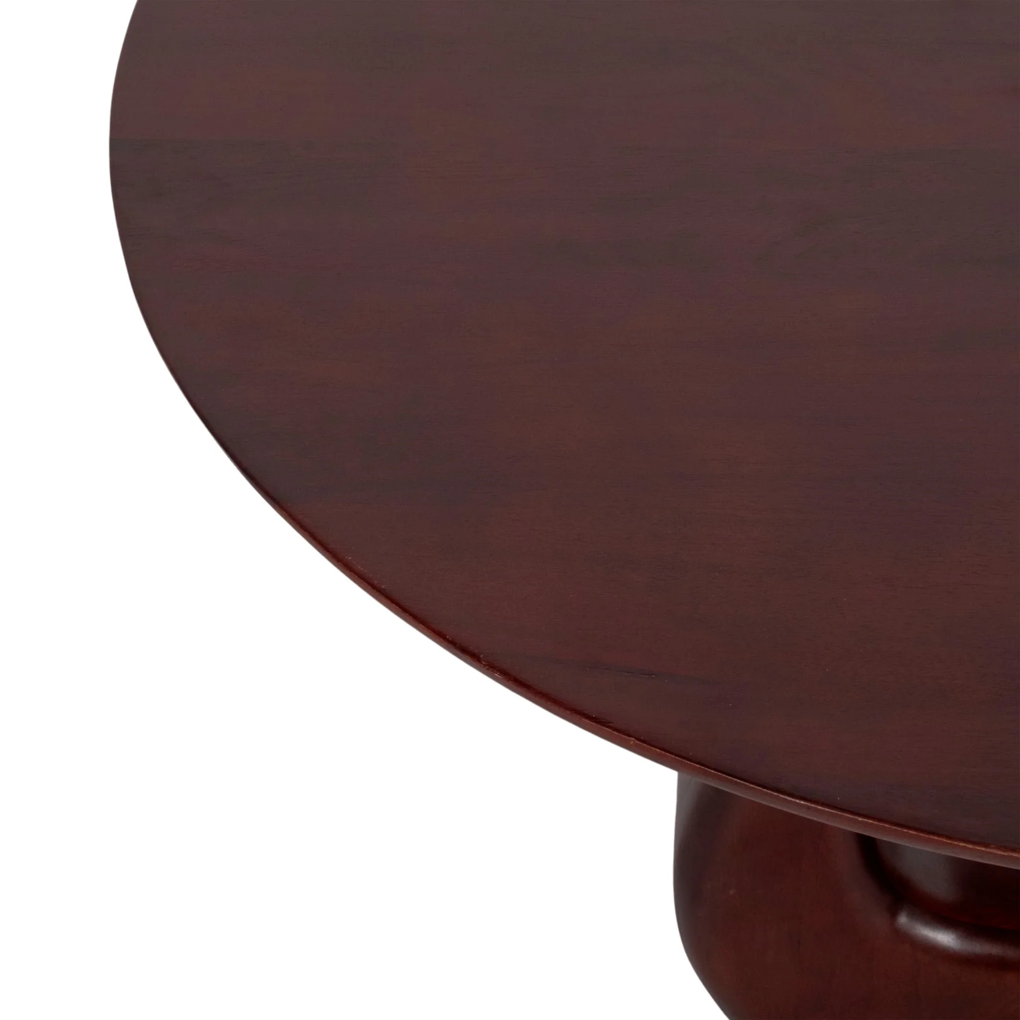 34" Cut-out Base Coffee Table, Walnut - Image 4