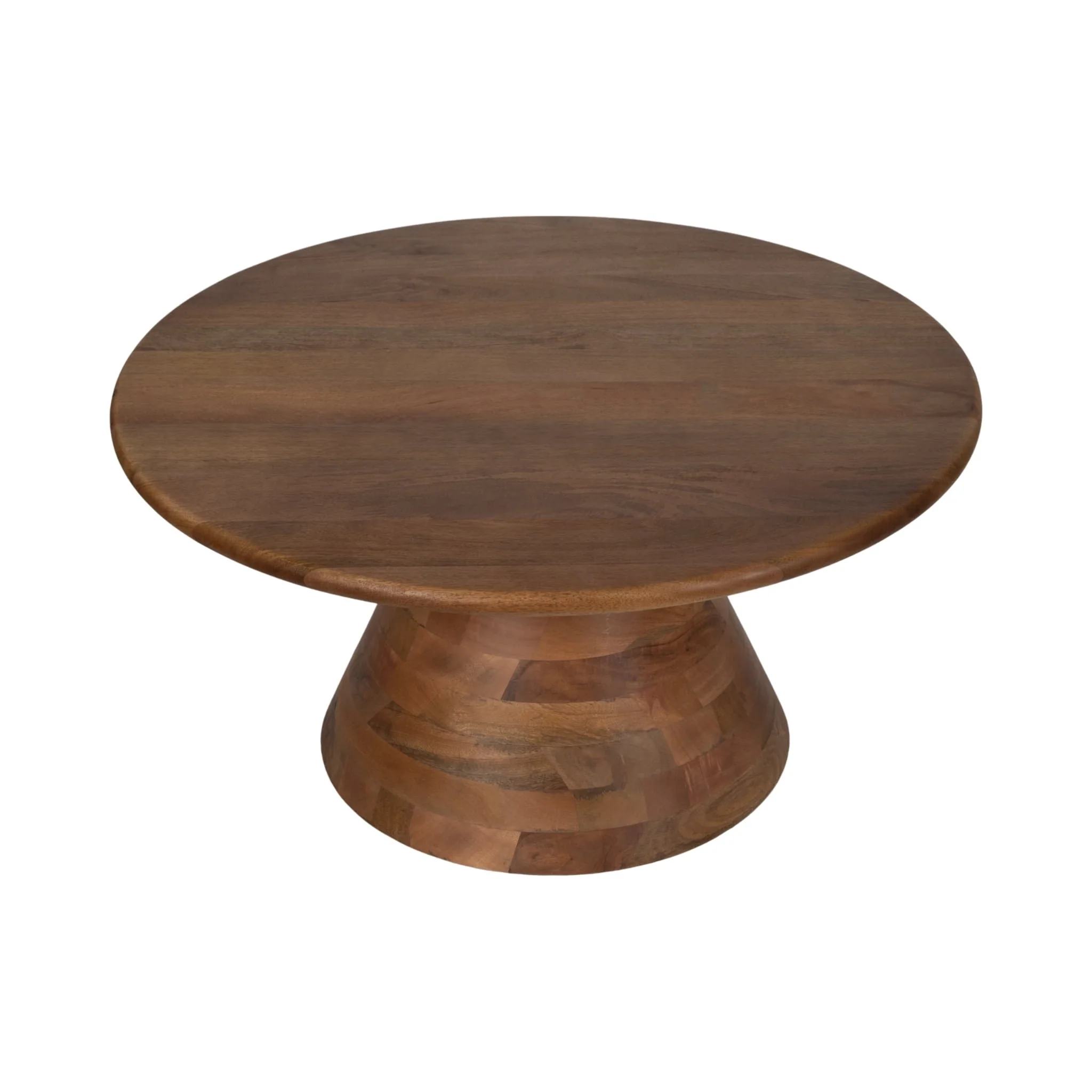 34" Tapered Wood Coffee Table, Natural - Image 3