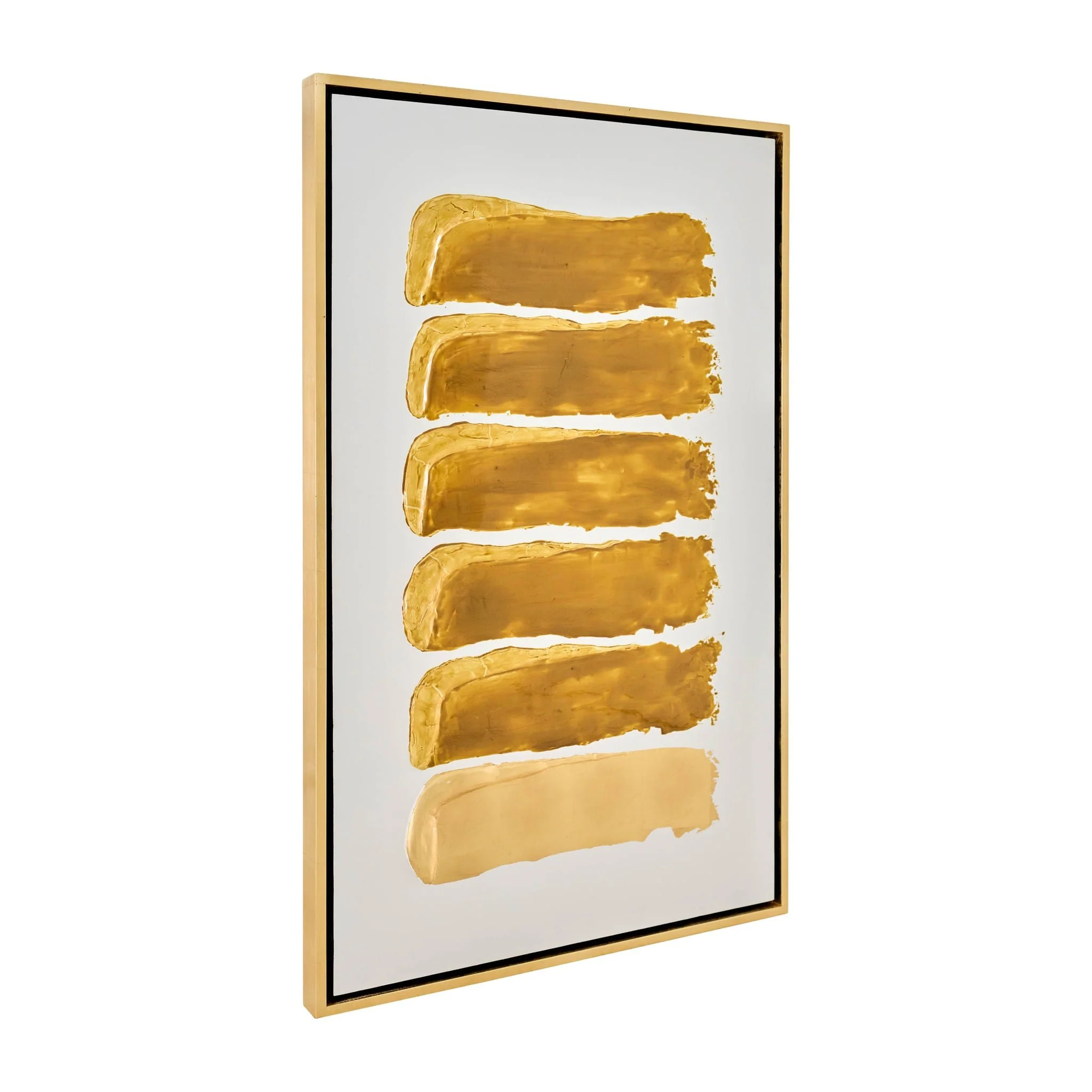 35x59, Hand Painted Gold Leaf Ingot Box - Image 2