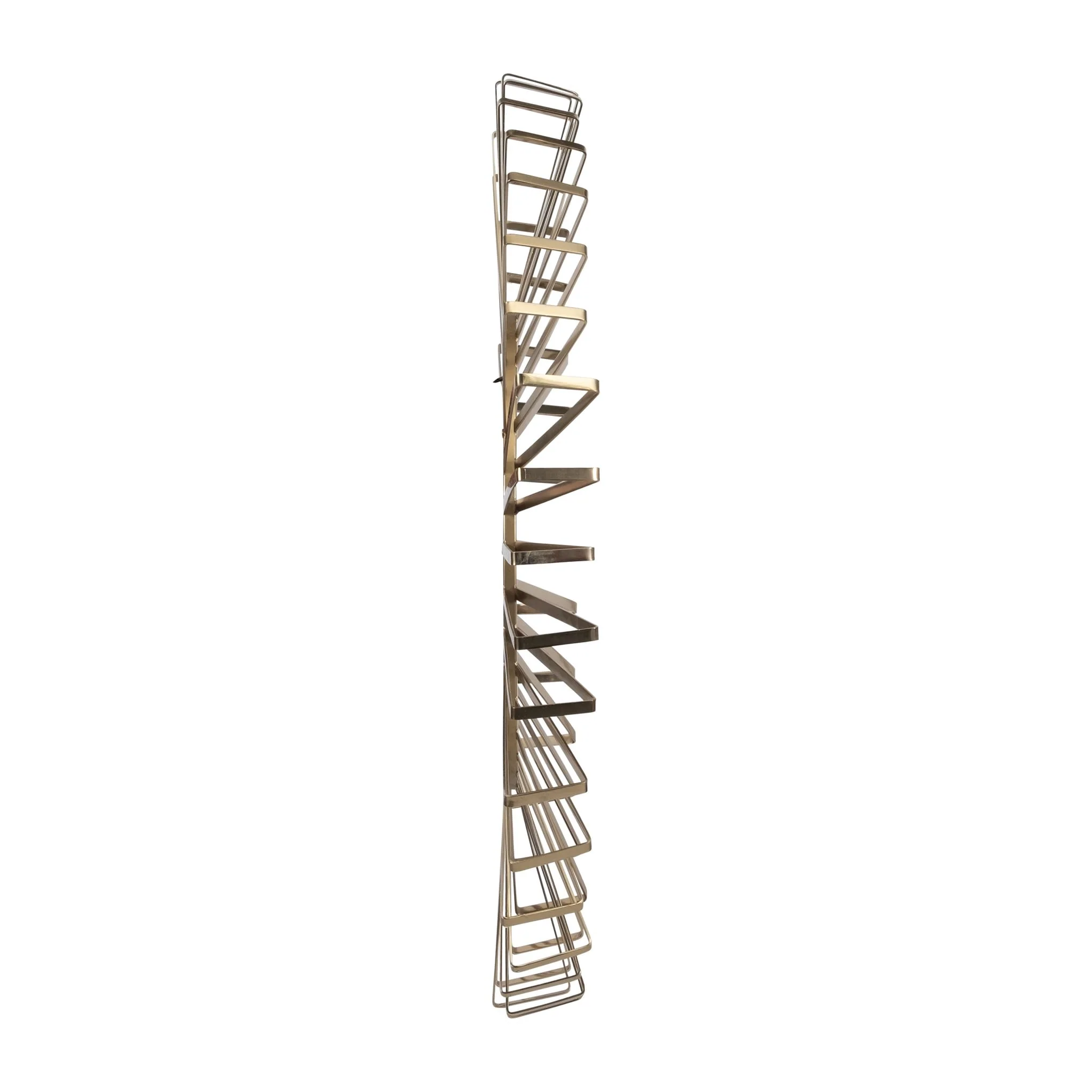 36" Metal, Burst Wall Mirror, Gold Wb - Image 3