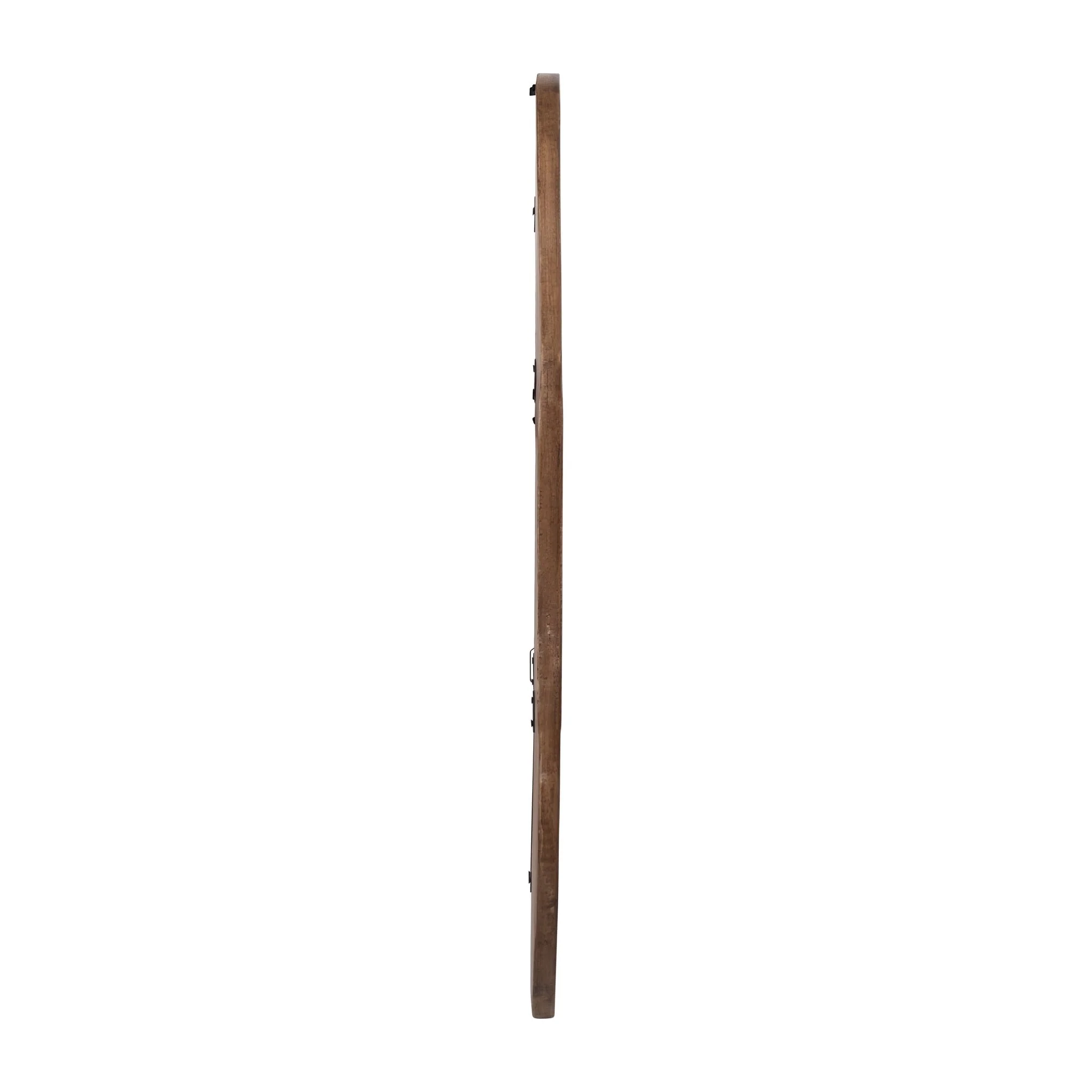 36" Ribbed Oval Mirror, Walnut - Image 3