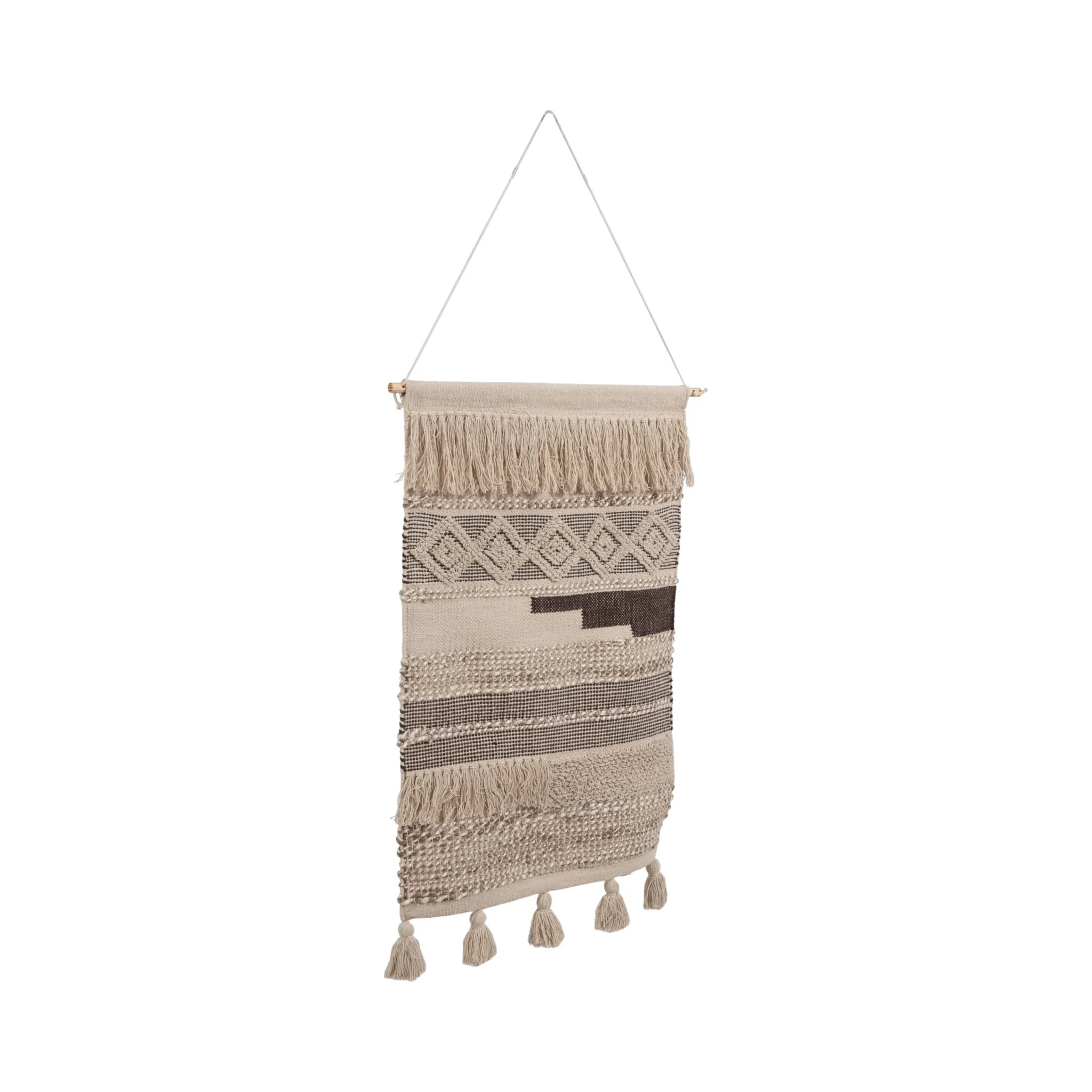 36" Woven Natural Wall Hanging - Image 2