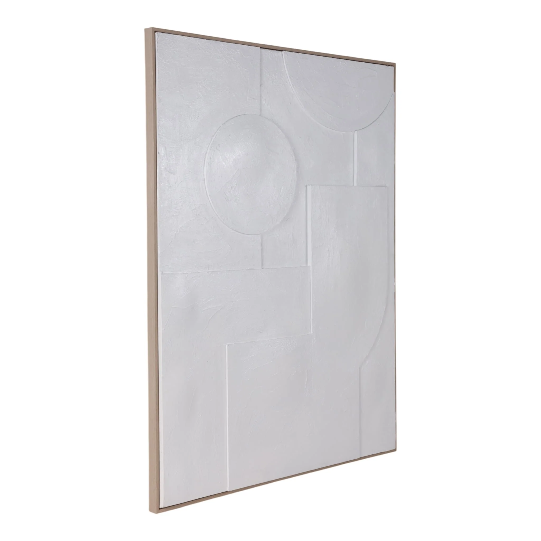 36x48 Geometric 3-dimensional Wall Art, White - Image 2