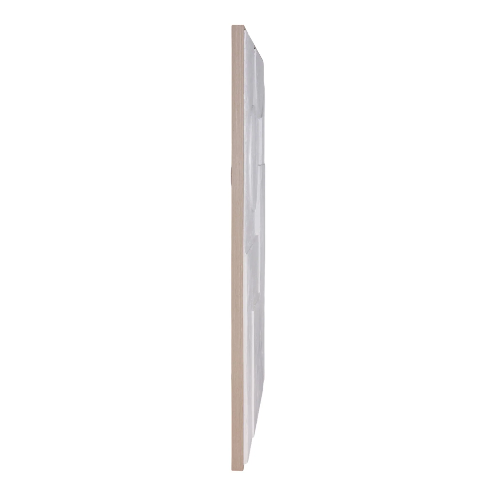 36x48 Geometric 3-dimensional Wall Art, White - Image 3