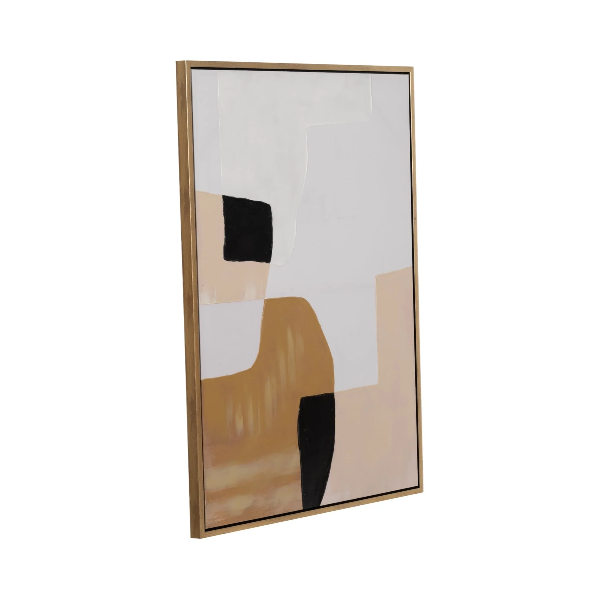 36x48 S/2 Framed Handpainted  Abstract, Multi - Image 3