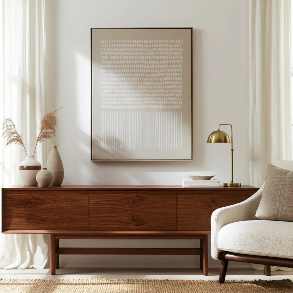 36x48 Textured Dots & Lines Wall Art, Ivory/white - Image 7