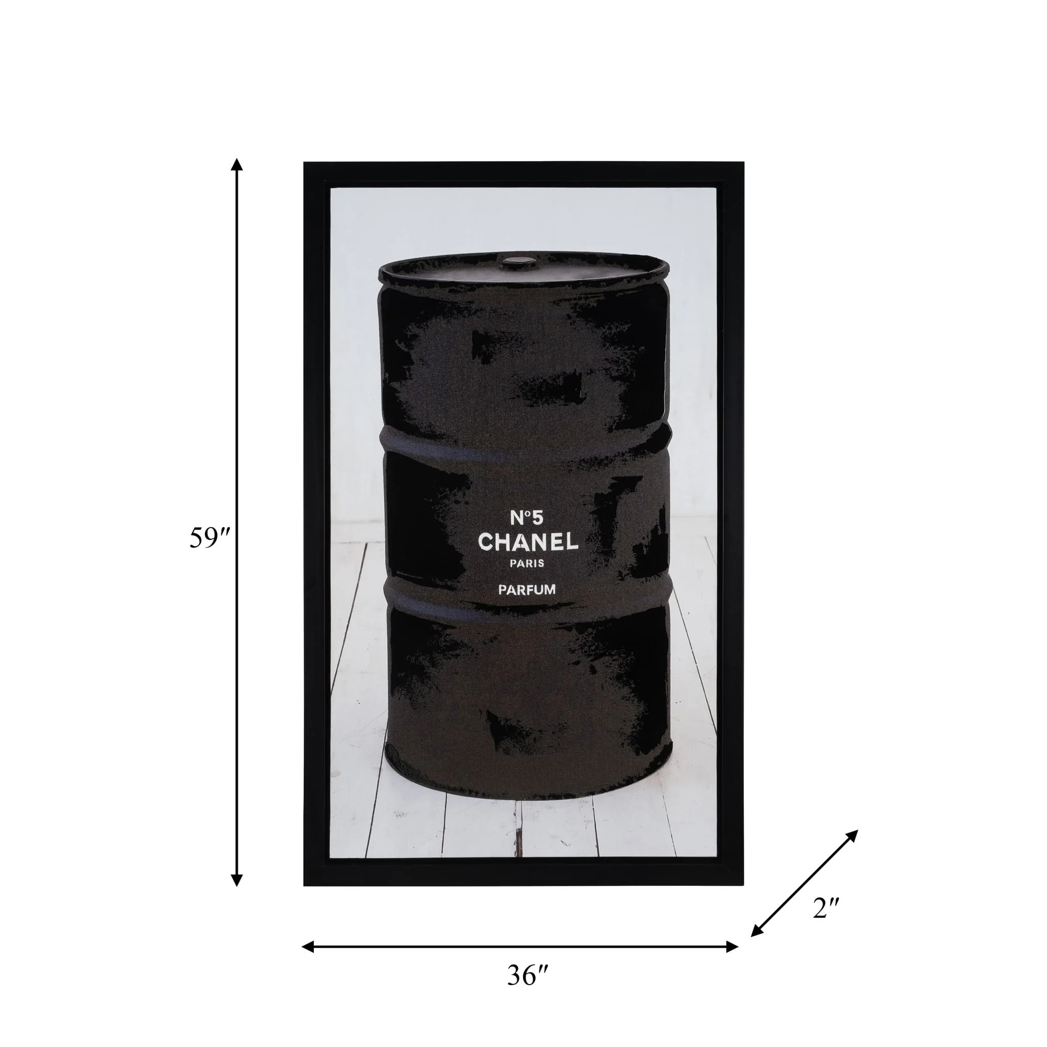 36x59, Hand Painted Parfum Art, Multi - Image 8