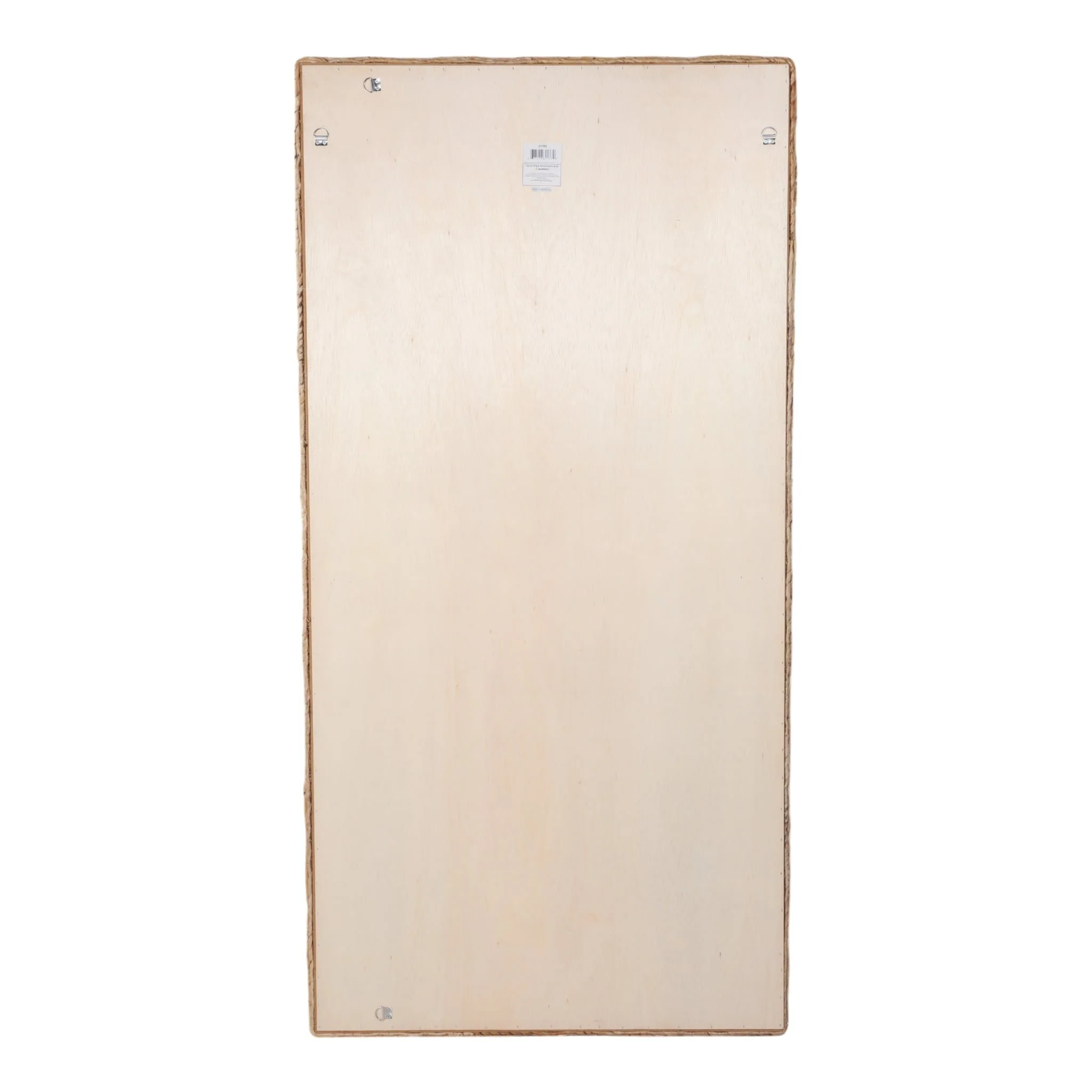 39"x79" Woven Abaca Leaner Mirror, Natural - Image 6