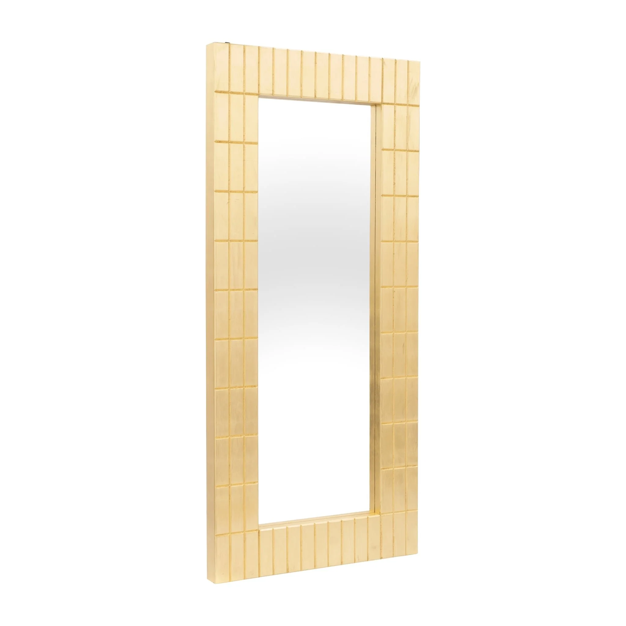 39x87, Gold Bars Rectangular Mirror - Image 2