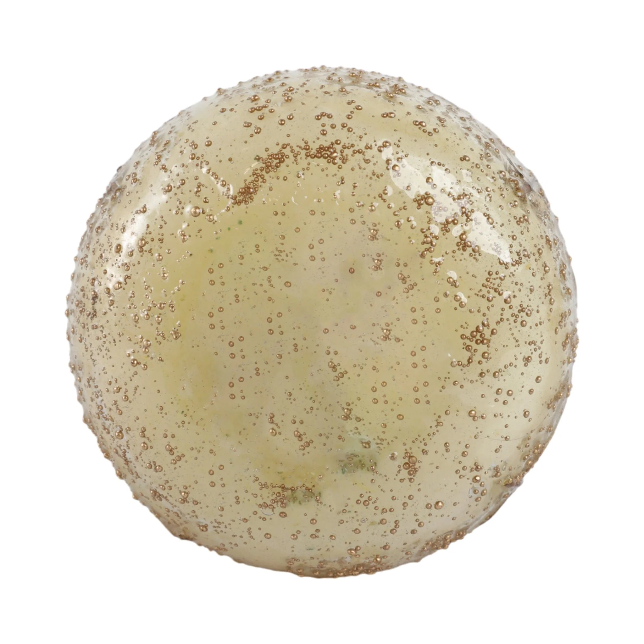4" 12 Oz Cinnamon Textured Leaf Candle, Br - Image 7