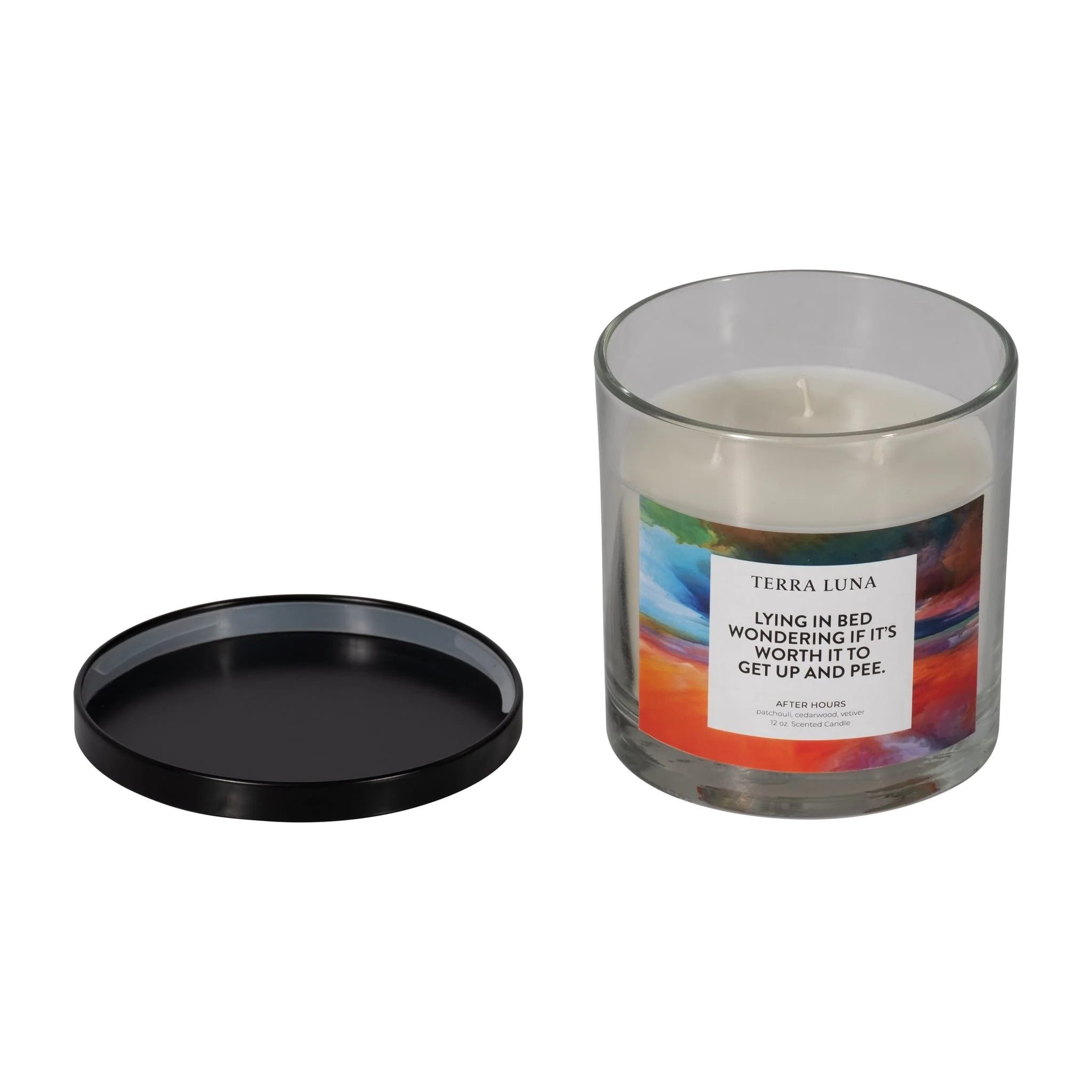 4" 12 Oz Lying In Bed Lidded Candle - Image 2