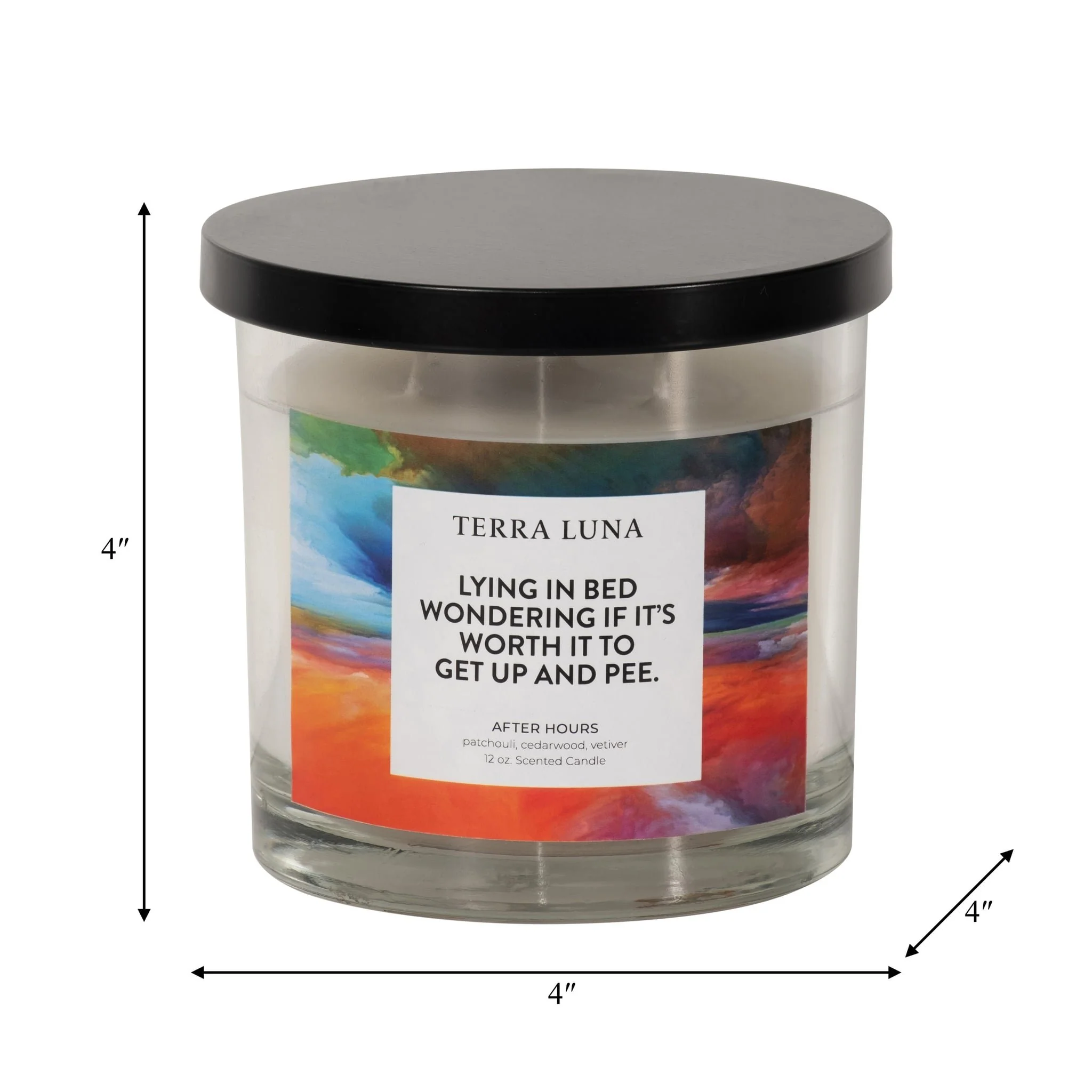 4" 12 Oz Lying In Bed Lidded Candle - Image 7