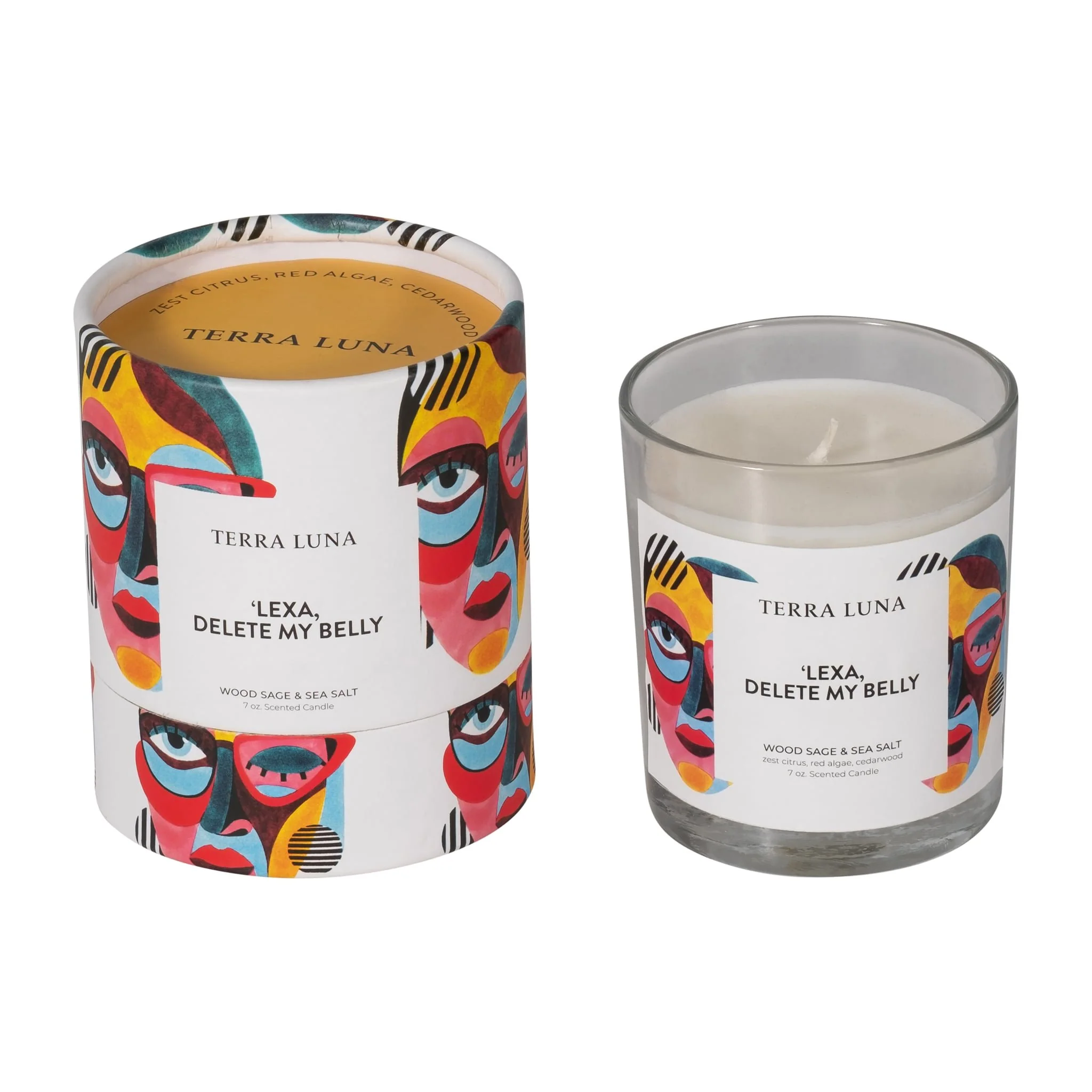 4" 7 Oz Delete My Belly Boxed Candle - Image 2