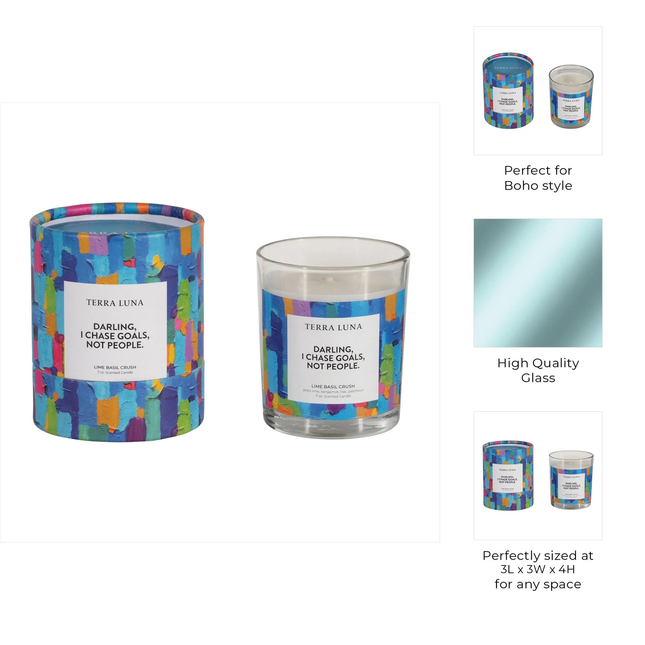 4" 7 Oz I Chase Goals Boxed Candle - Image 7