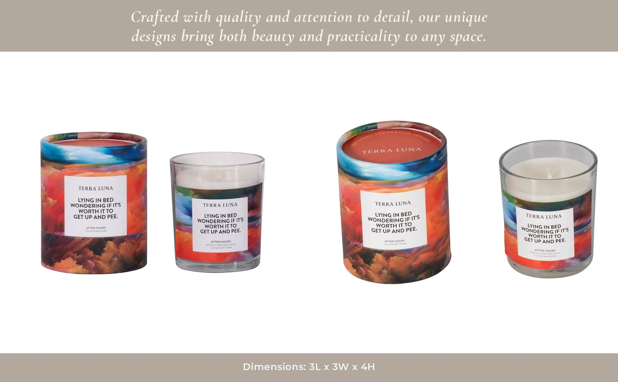 4" 7 Oz Lying In Bed Boxed Candle - Image 10