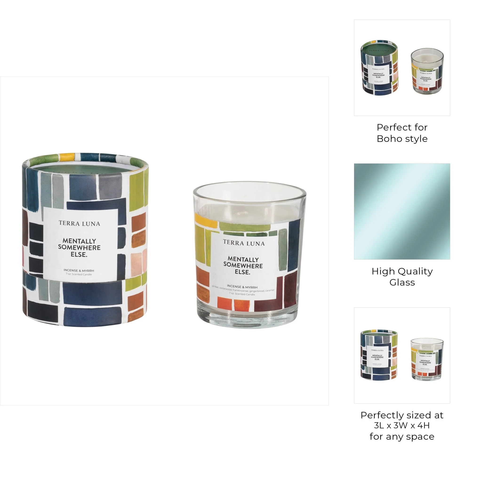 4" 7 Oz Somewhere Else Boxed Candle - Image 8