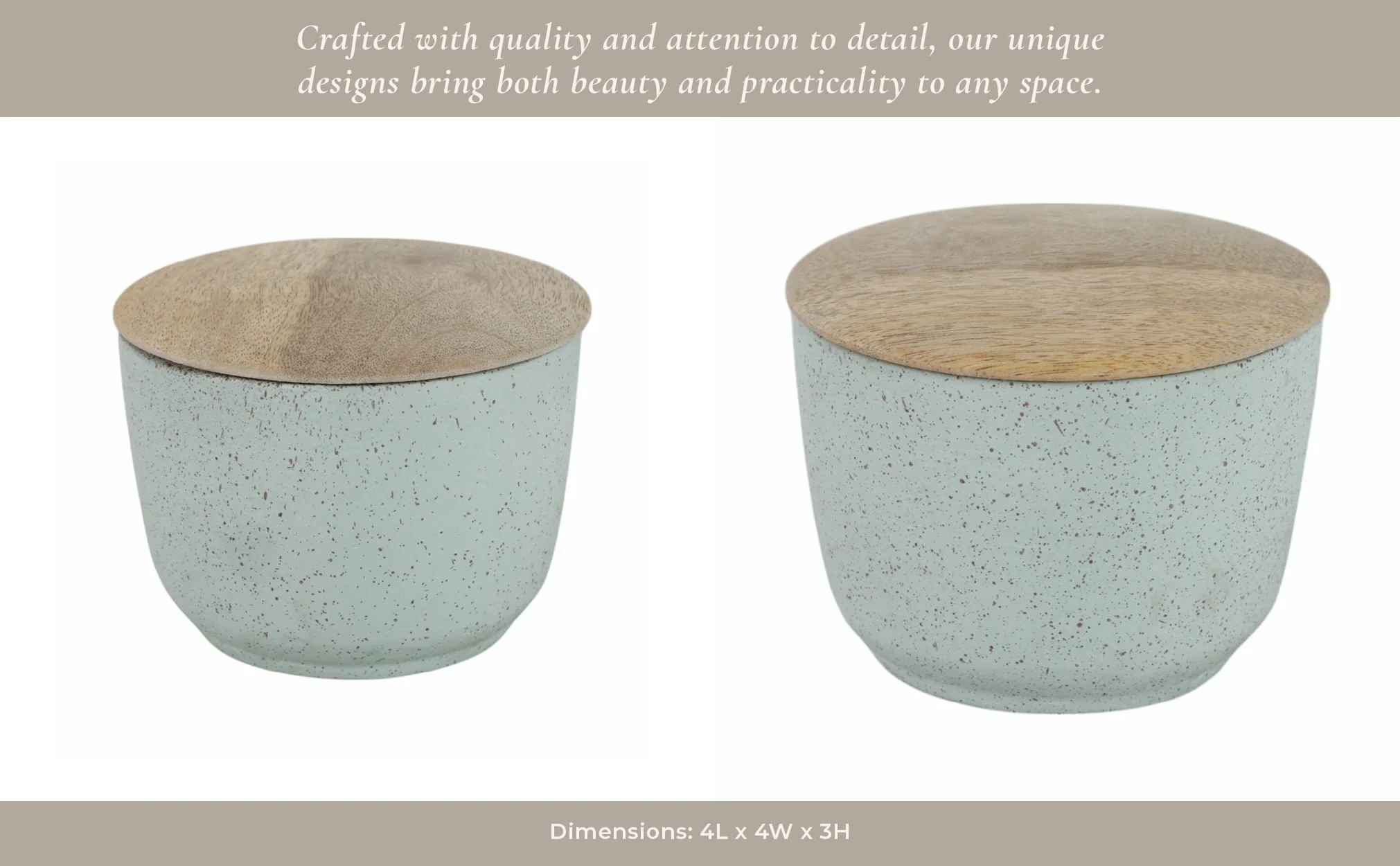 4" 7 Oz Wild Jasmine & Daisy Candle With Lid, Blue - Image 12