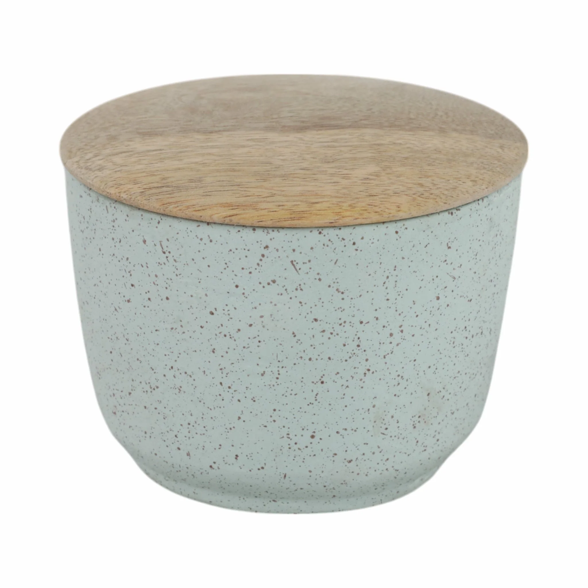4" 7 Oz Wild Jasmine & Daisy Candle With Lid, Blue - Image 2