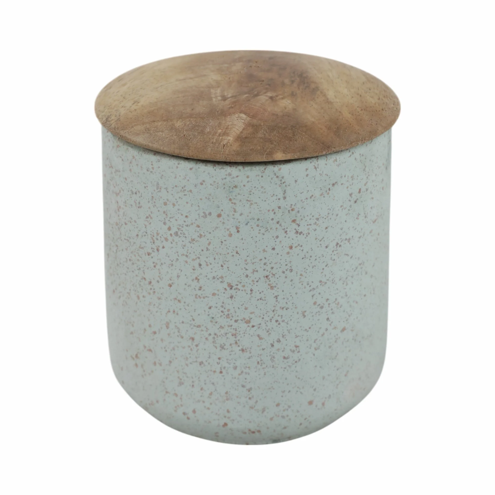 4" 9oz Wild Jasmine & Daisy Tall Cndle W/lid, Blue - Image 2