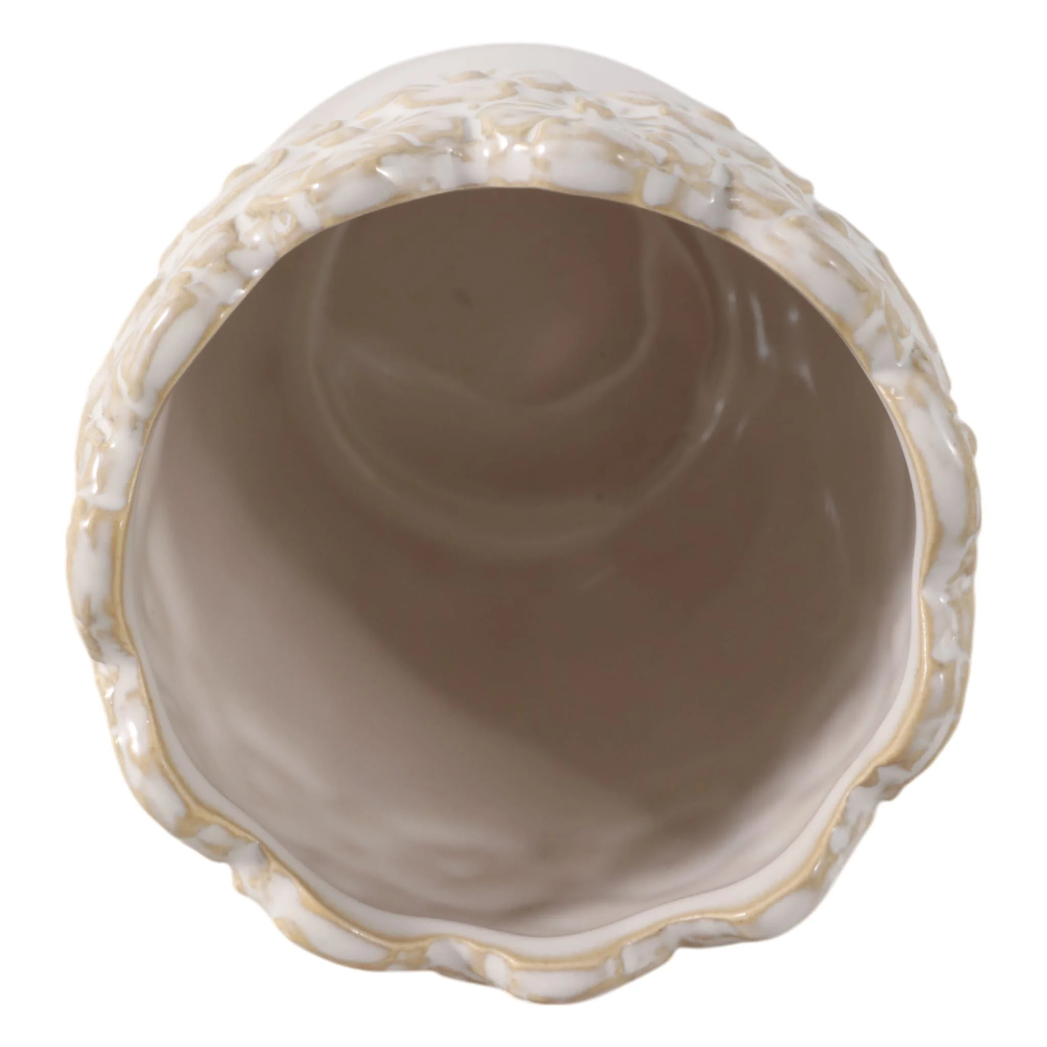 4" Flower Border Pencil Cup, Ivory - Image 5