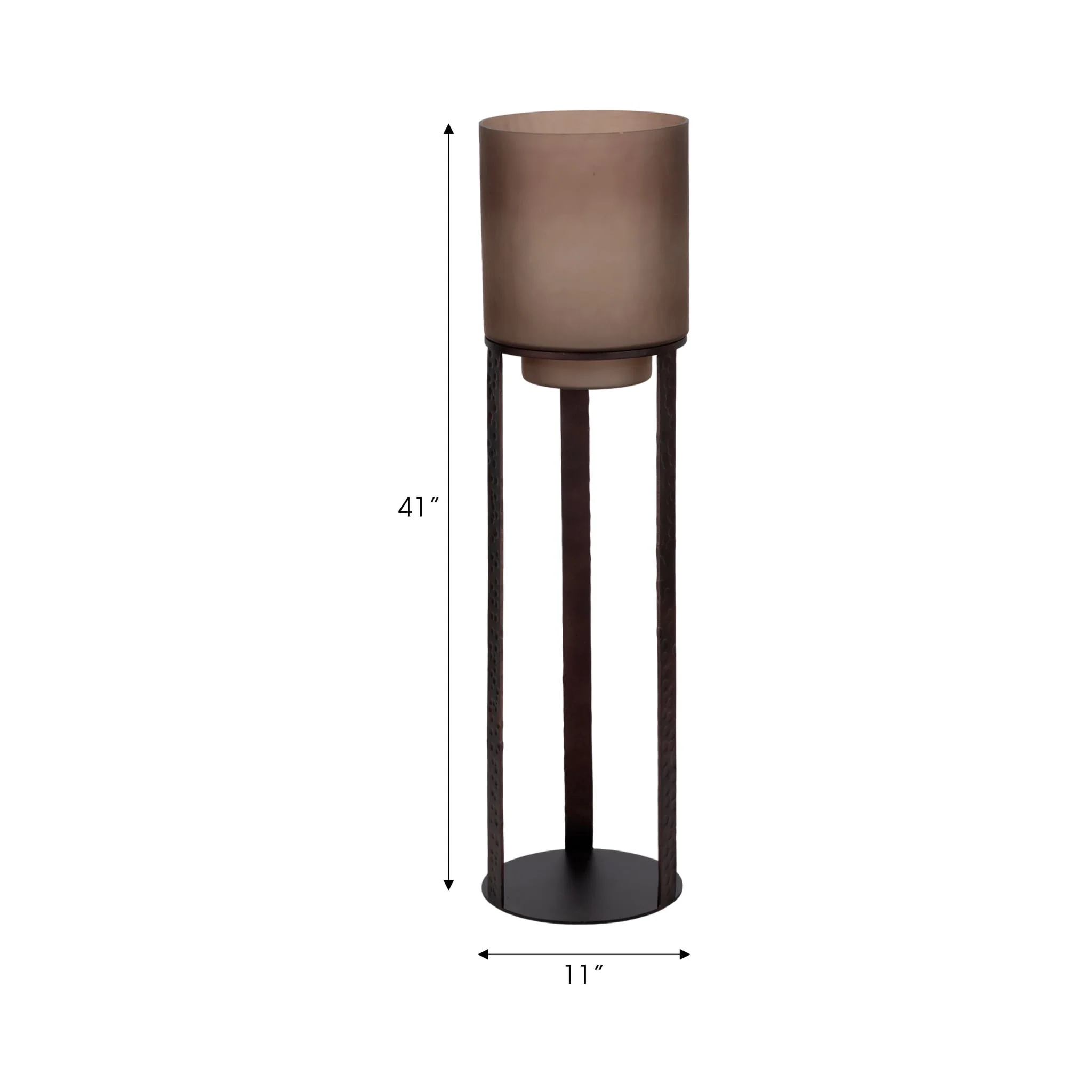 41" Lantern On Stand, Bronze - Image 7