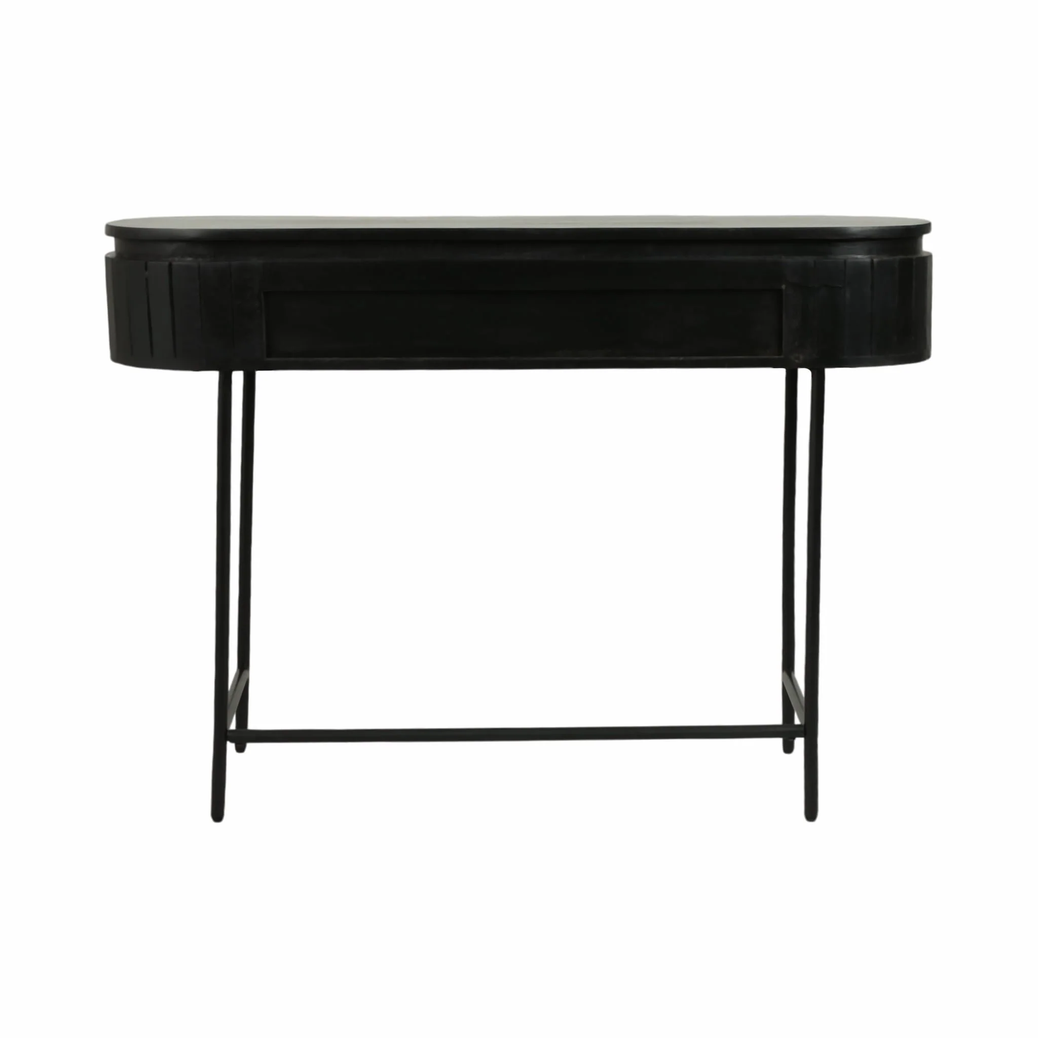 45x32 Ribbed Cabinet, Black - Image 4