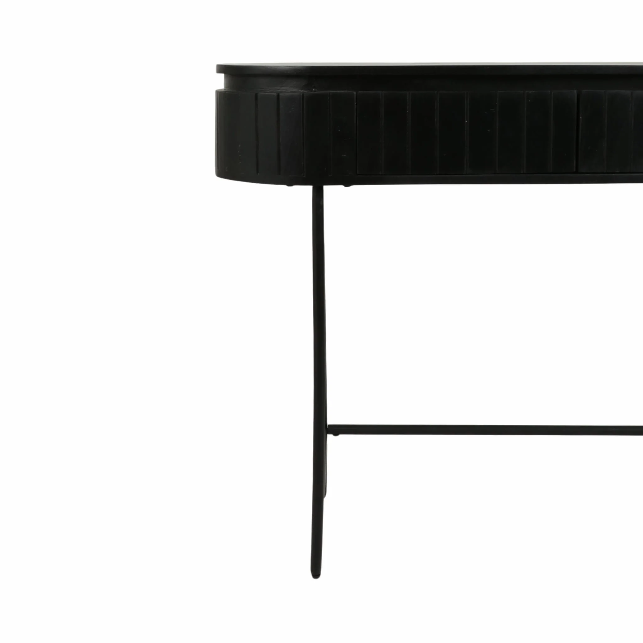45x32 Ribbed Cabinet, Black - Image 6