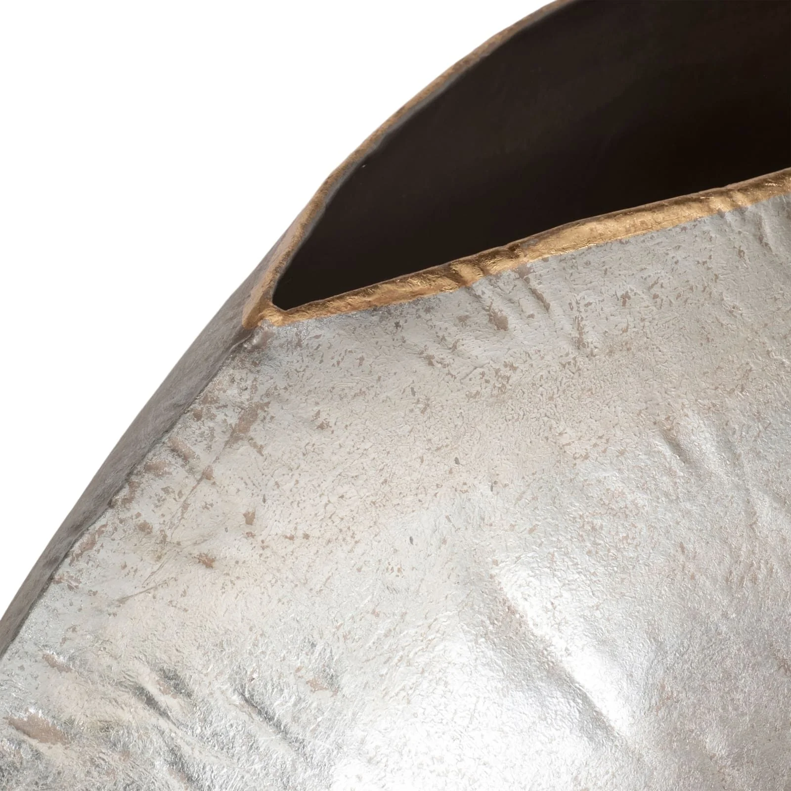 47" Oversized Round Metallic Ombre Vase, Multi - Image 5