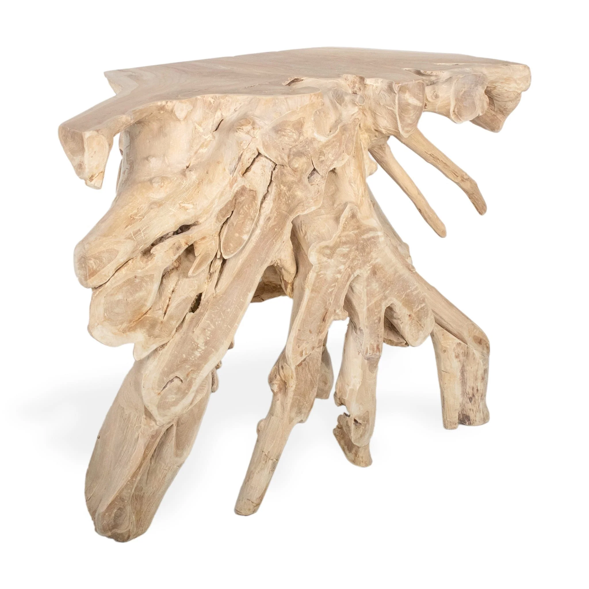 47" Teakwood Console Table, Natural - Image 2