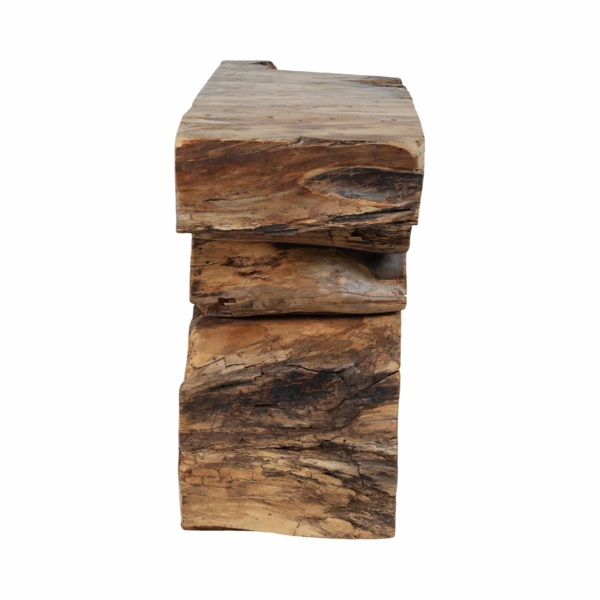 47x30 Exposed Root Console Table, Natural - Image 3