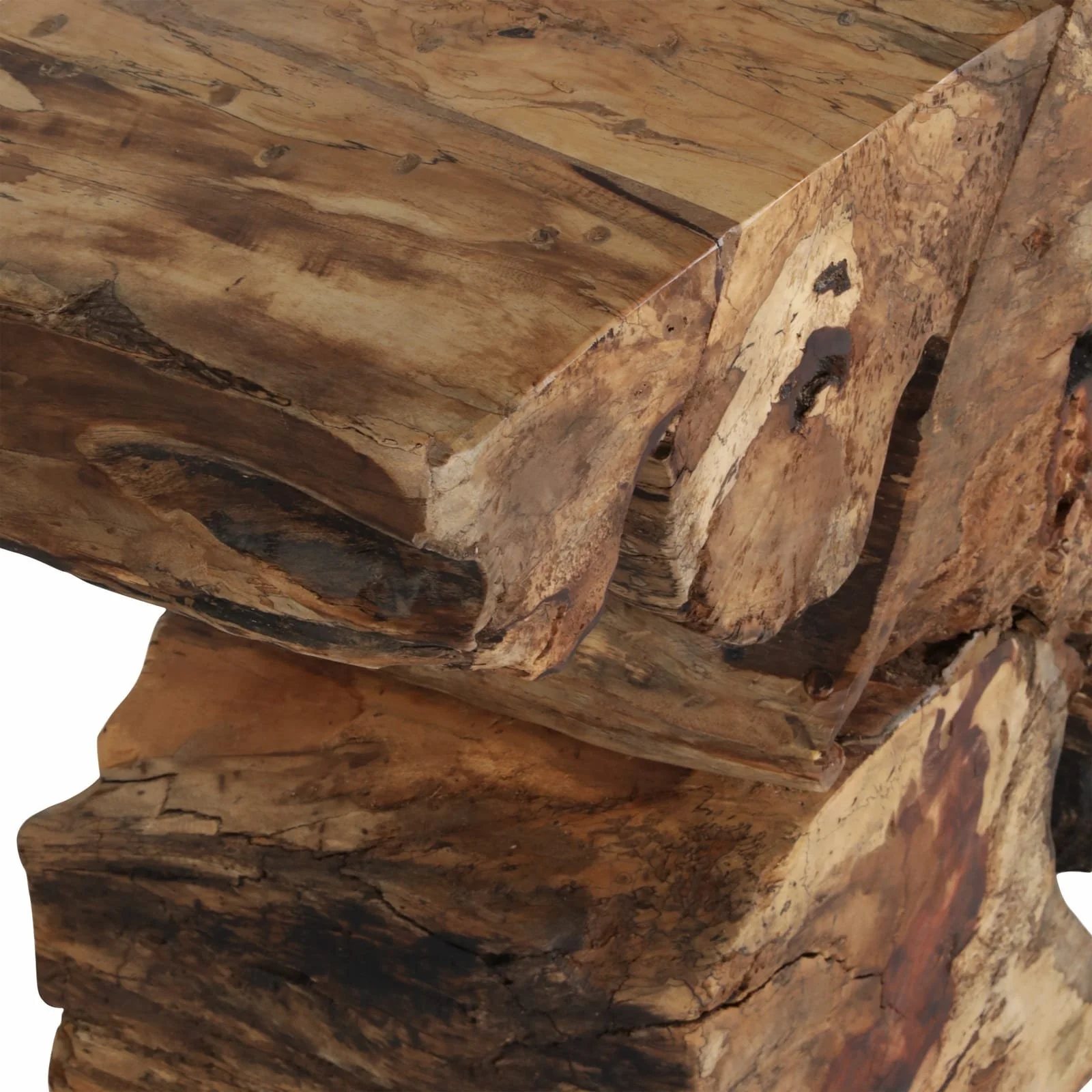 47x30 Exposed Root Console Table, Natural - Image 7