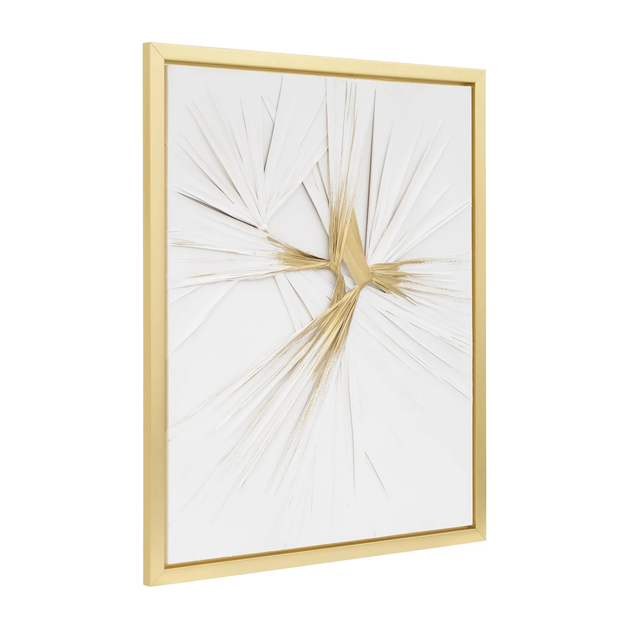 47x59, Hand Painted Twist, Wht/gld - Image 2