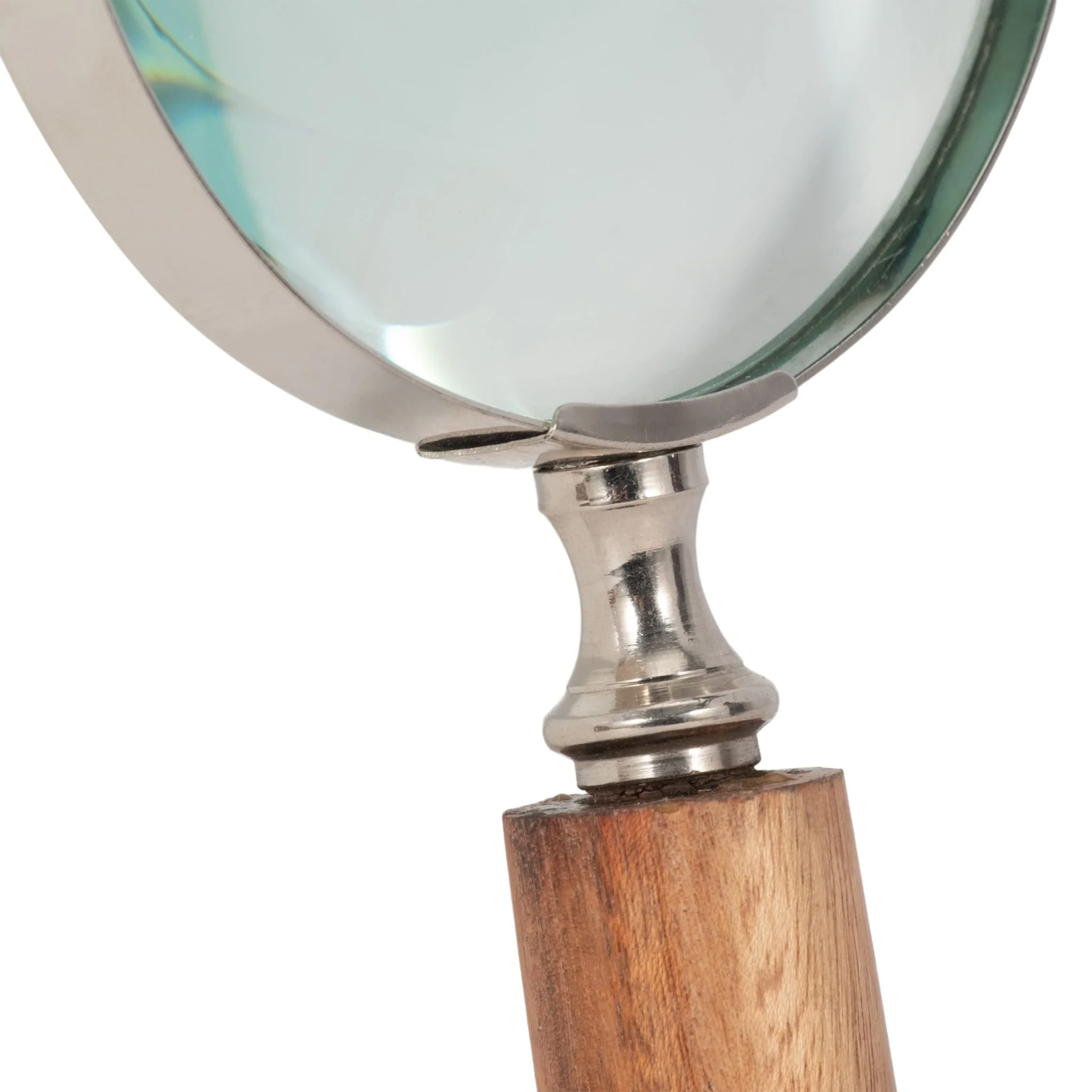 4"d Magnifying Glass, 2-tone Brown/gray - Image 4