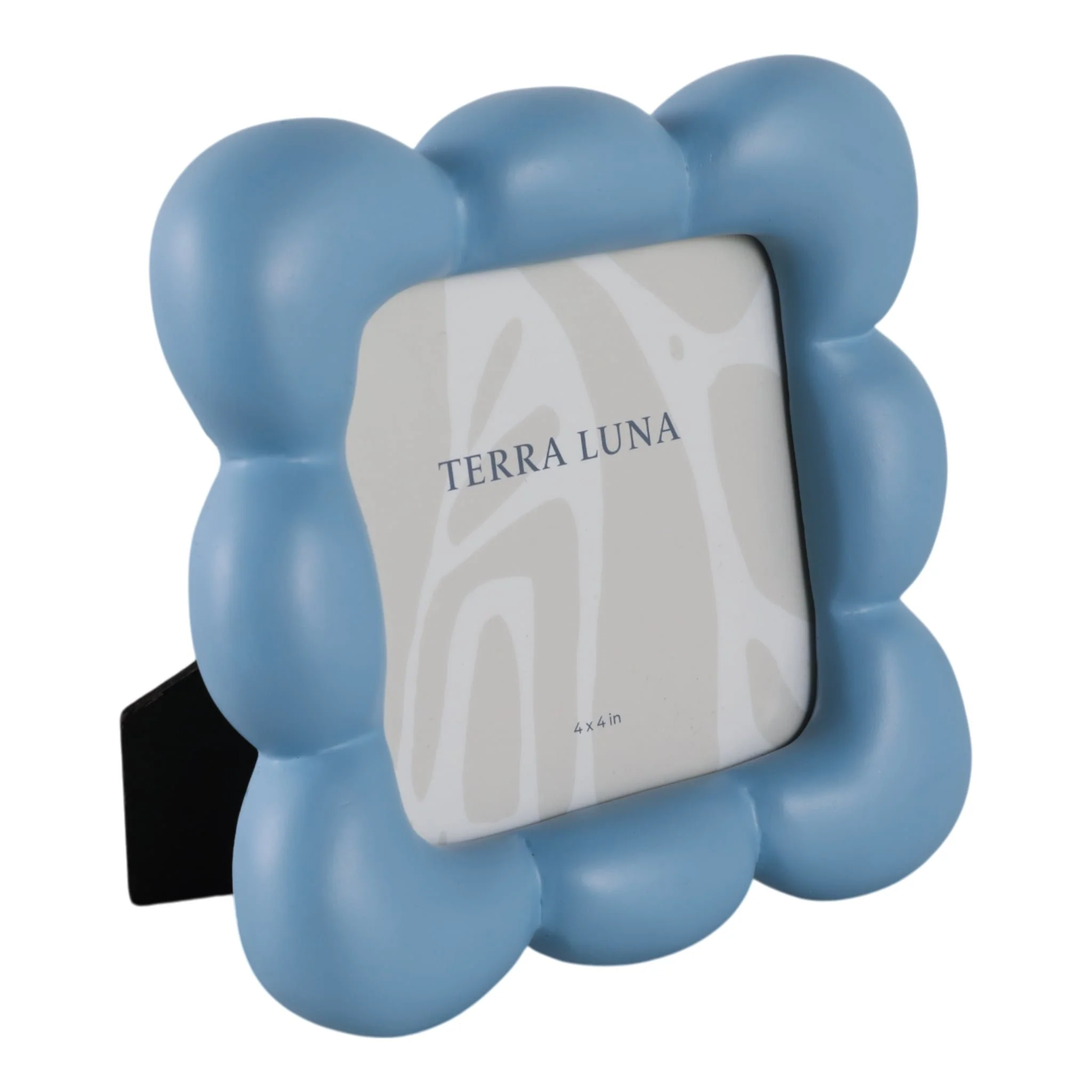4x4" Puffy Squiggle Photo Frame, Blue - Image 2