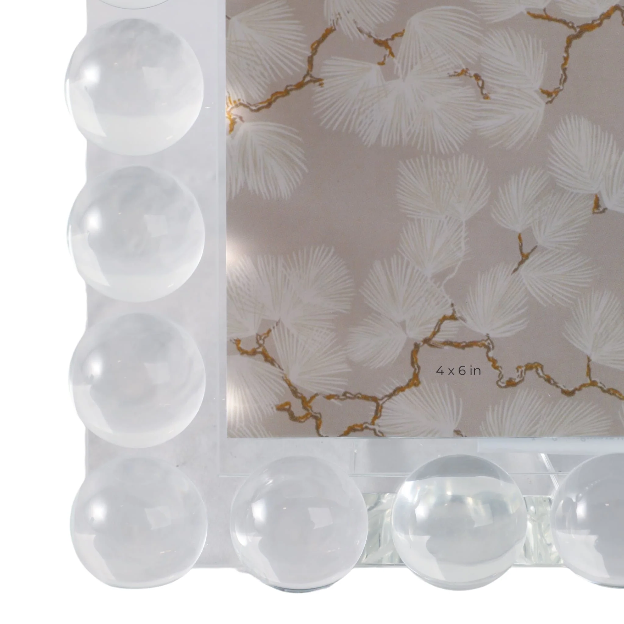 4x6 Crystal Bubble Photo Frame, Clear - Image 5