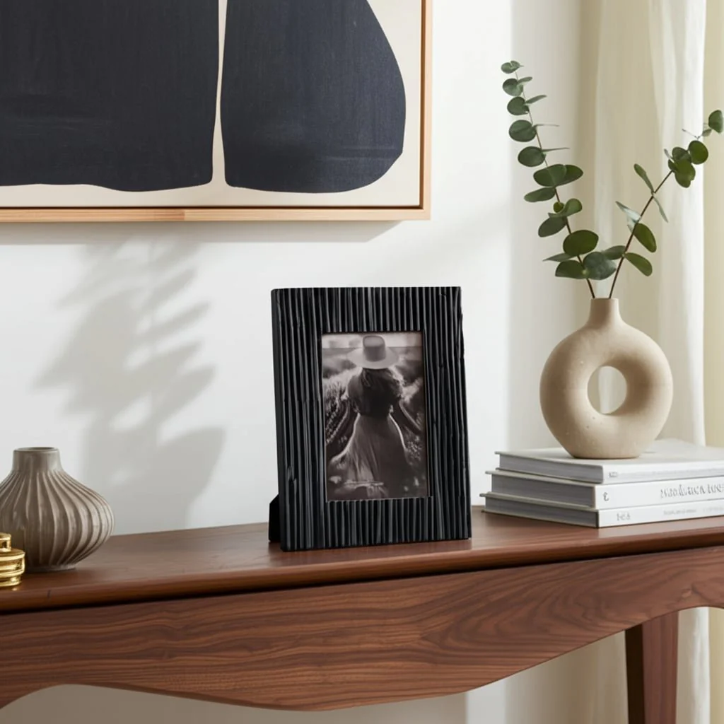 4x6 Jagged Photo Frame, Black - Image 10