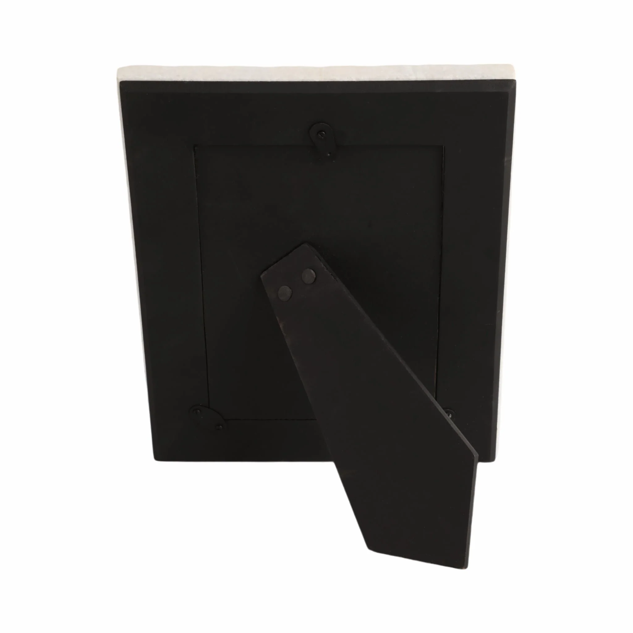 4x6 Marble Ridged Photo Frame, White - Image 4