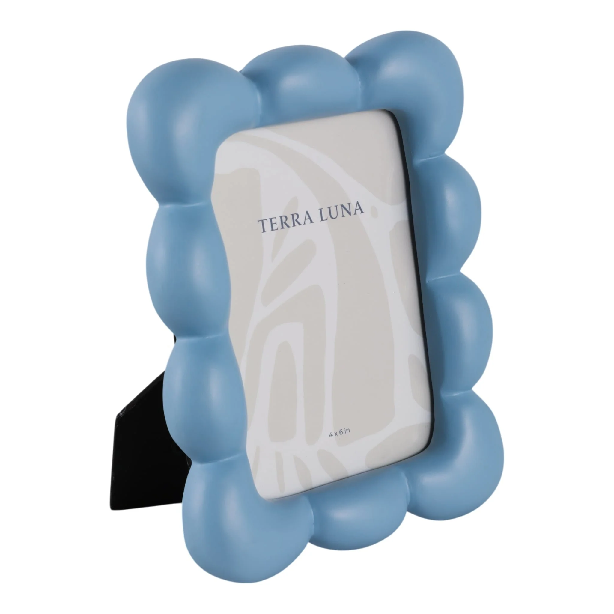 4x6" Puffy Squiggle Photo Frame, Blue - Image 2