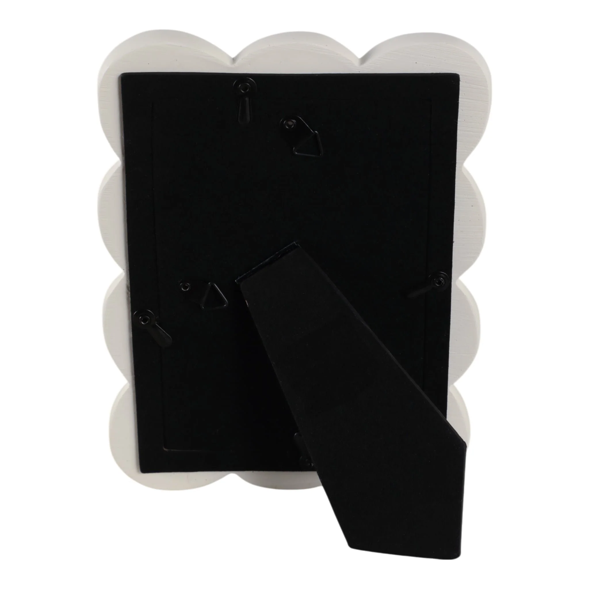 4x6" Puffy Squiggle Photo Frame, Ivory - Image 4