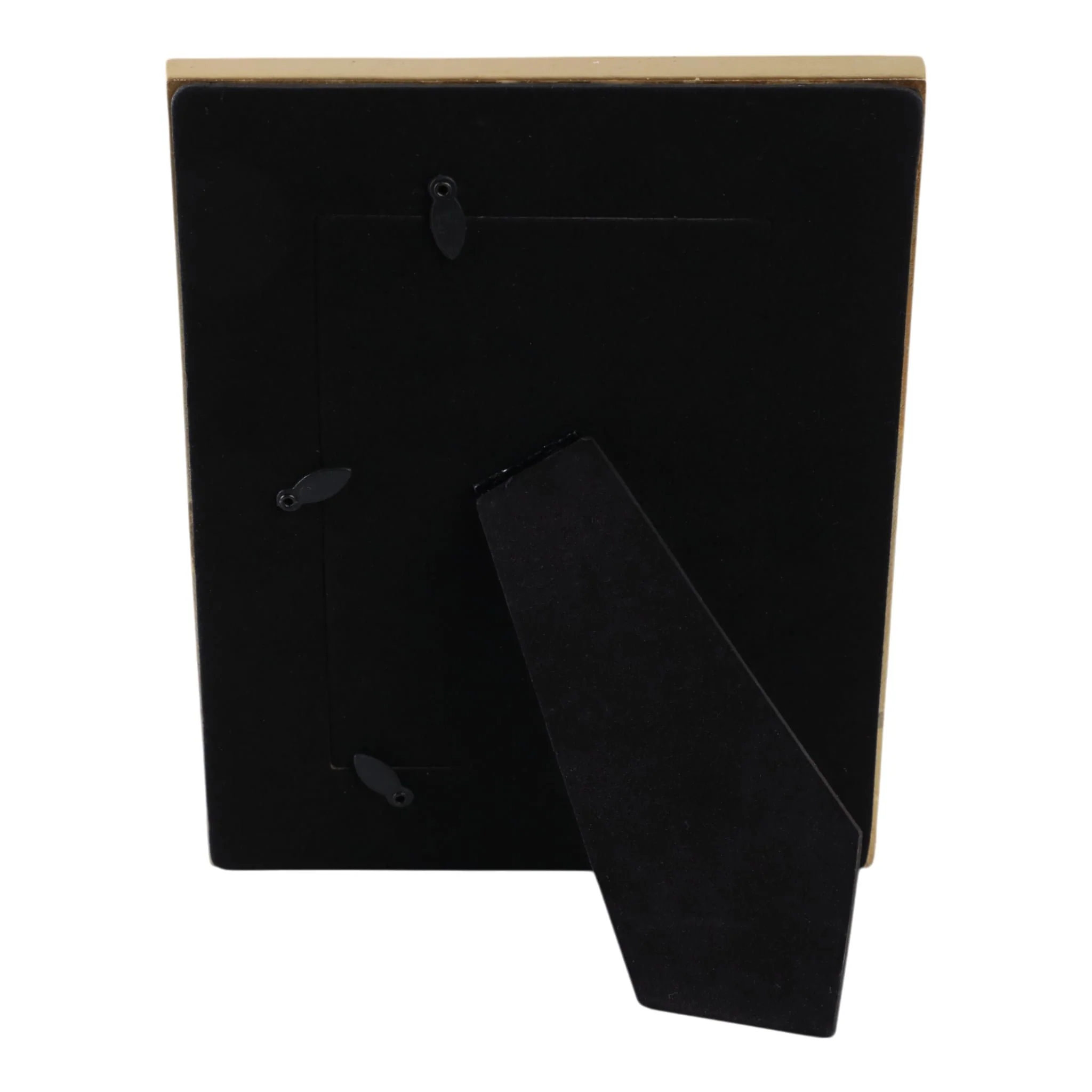 4x6 Resin Deco Mirrored Border Photo Frame, Gold - Image 4