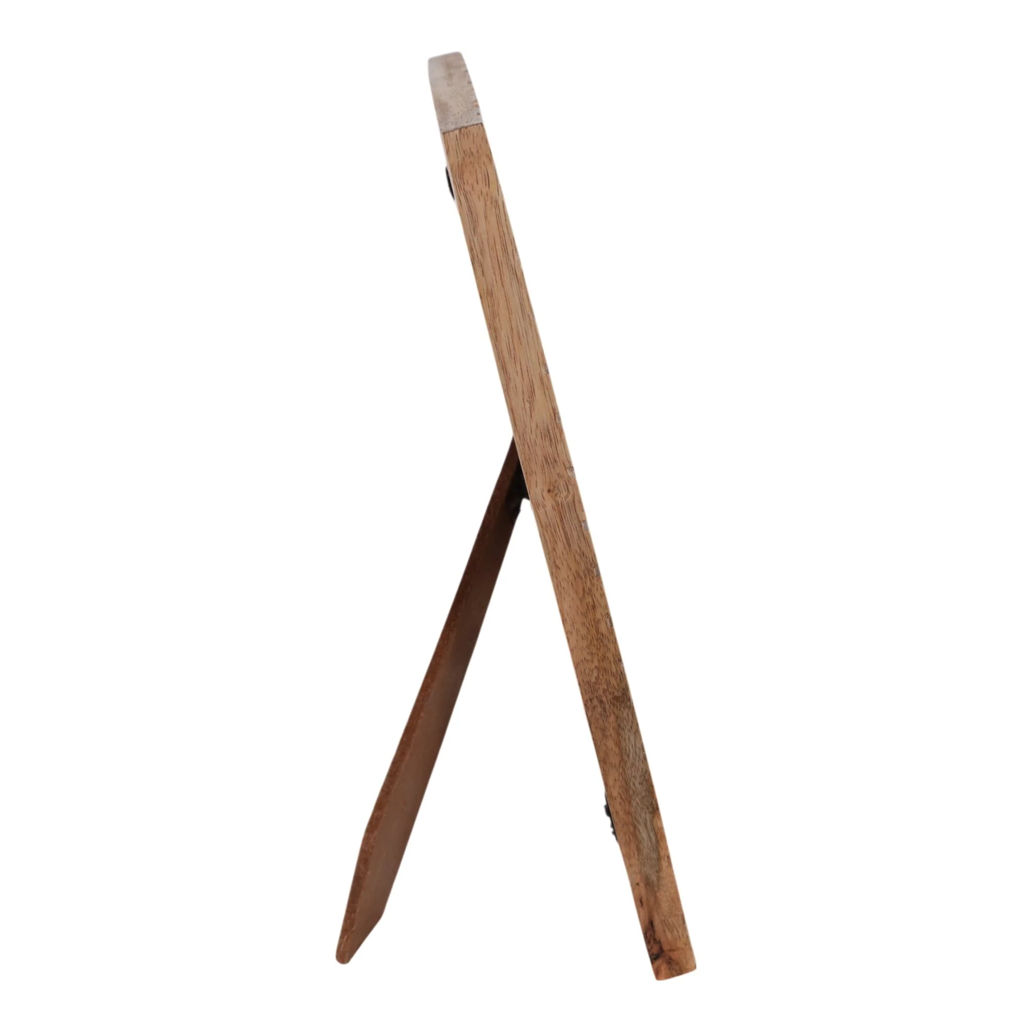 4x6 Wood Starburst Photo Frame, Natural - Image 3