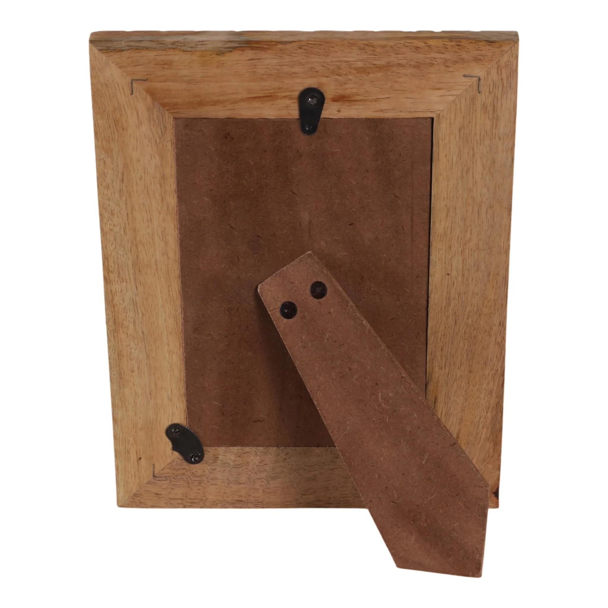 4x6 Wood Starburst Photo Frame, Natural - Image 4